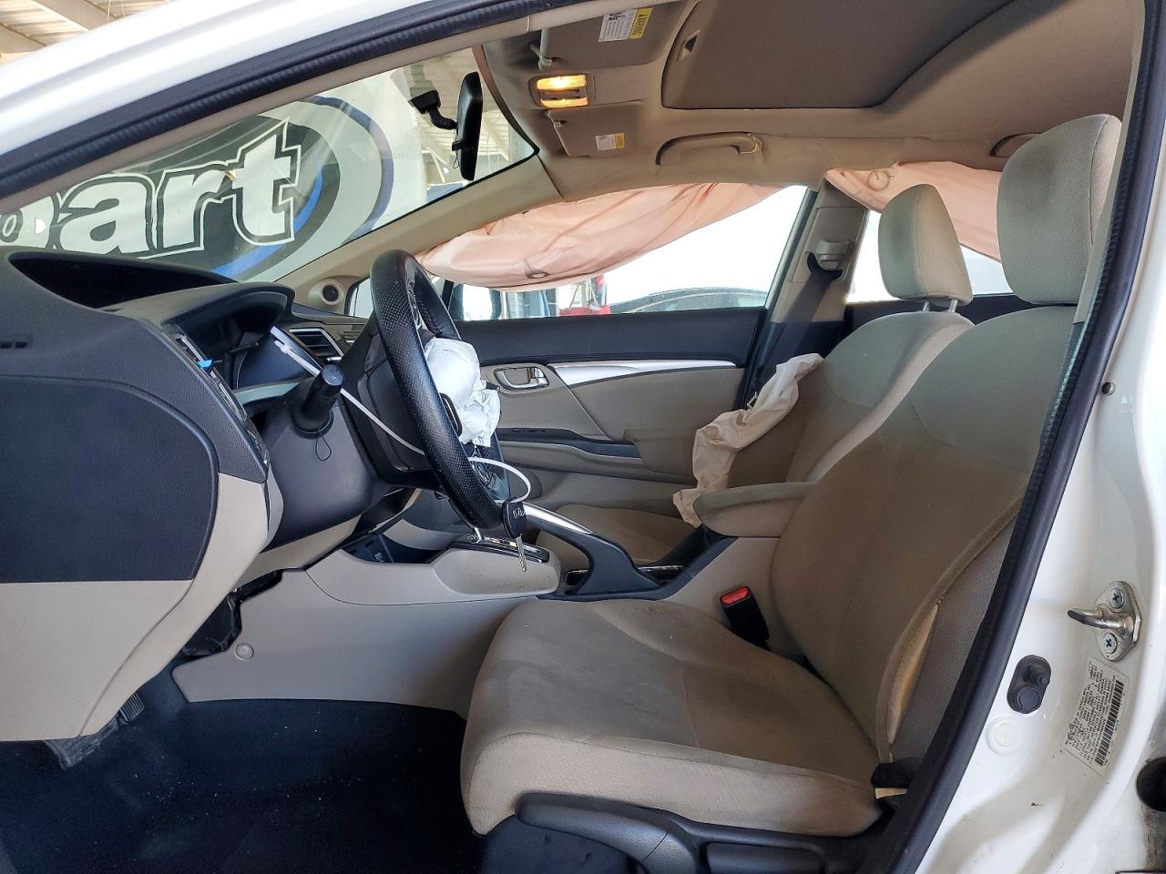 2013 Honda Civic Ex Белый vin: 2HGFB2F82DH503576