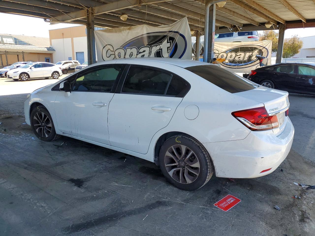 2013 Honda Civic Ex Белый vin: 2HGFB2F82DH503576