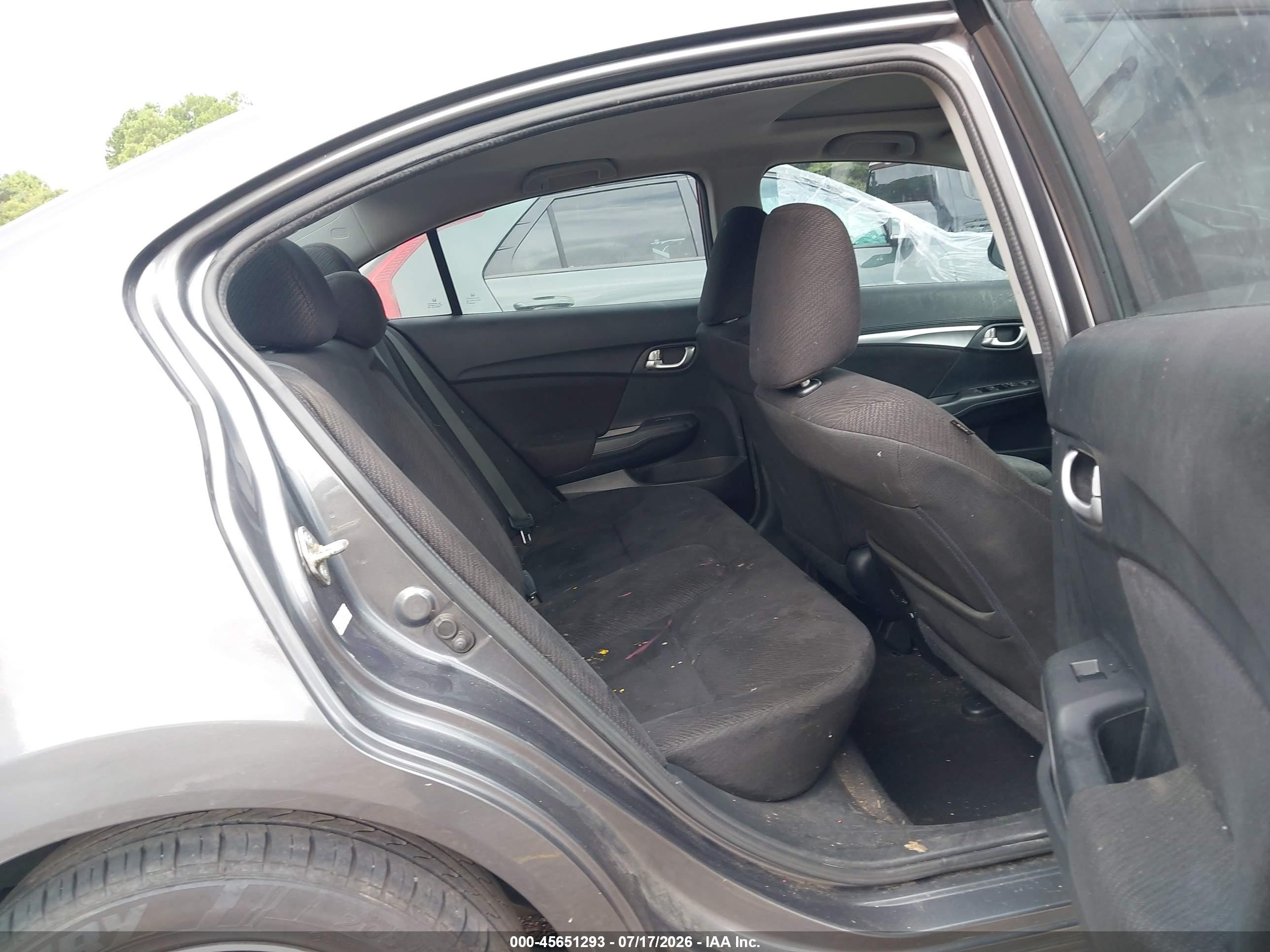 2013 Honda Civic Ex Серый vin: 2HGFB2F82DH504694
