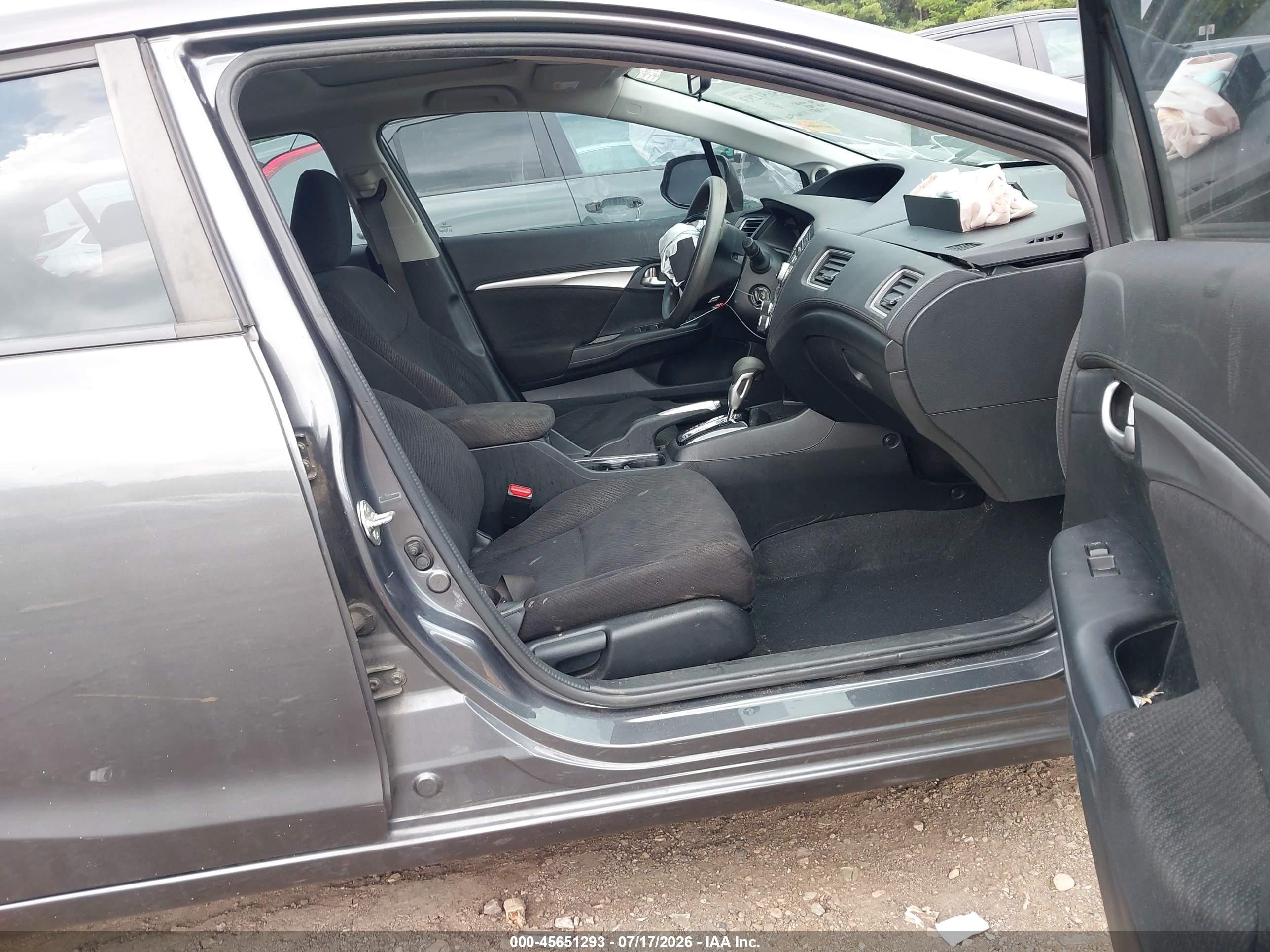 2013 Honda Civic Ex Серый vin: 2HGFB2F82DH504694