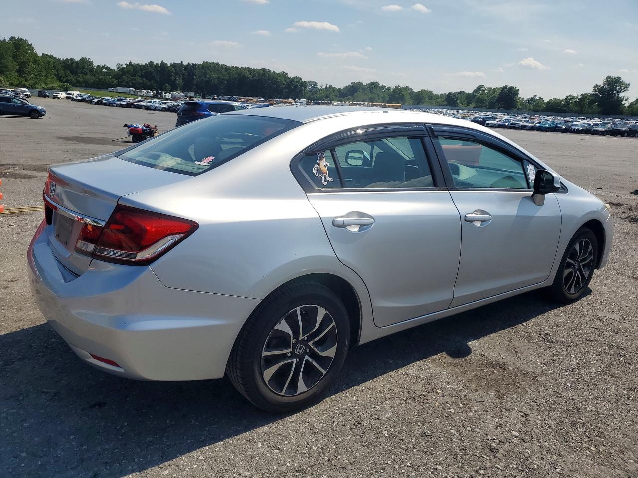 2013 Honda Civic Ex Серебряный vin: 2HGFB2F82DH526047