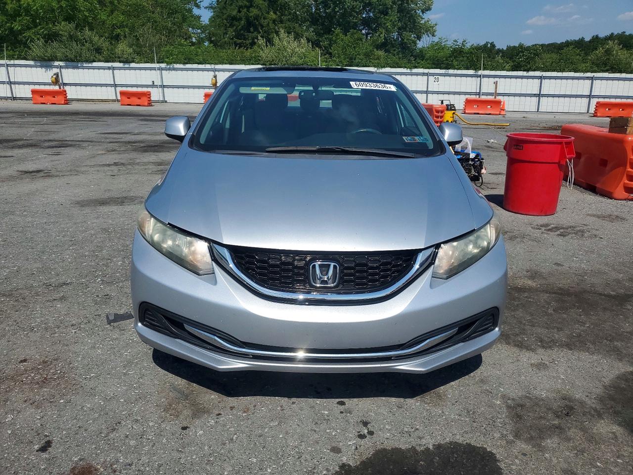 2013 Honda Civic Ex Серебряный vin: 2HGFB2F82DH526047