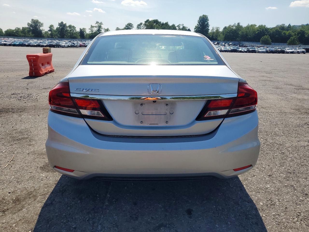 2013 Honda Civic Ex Серебряный vin: 2HGFB2F82DH526047