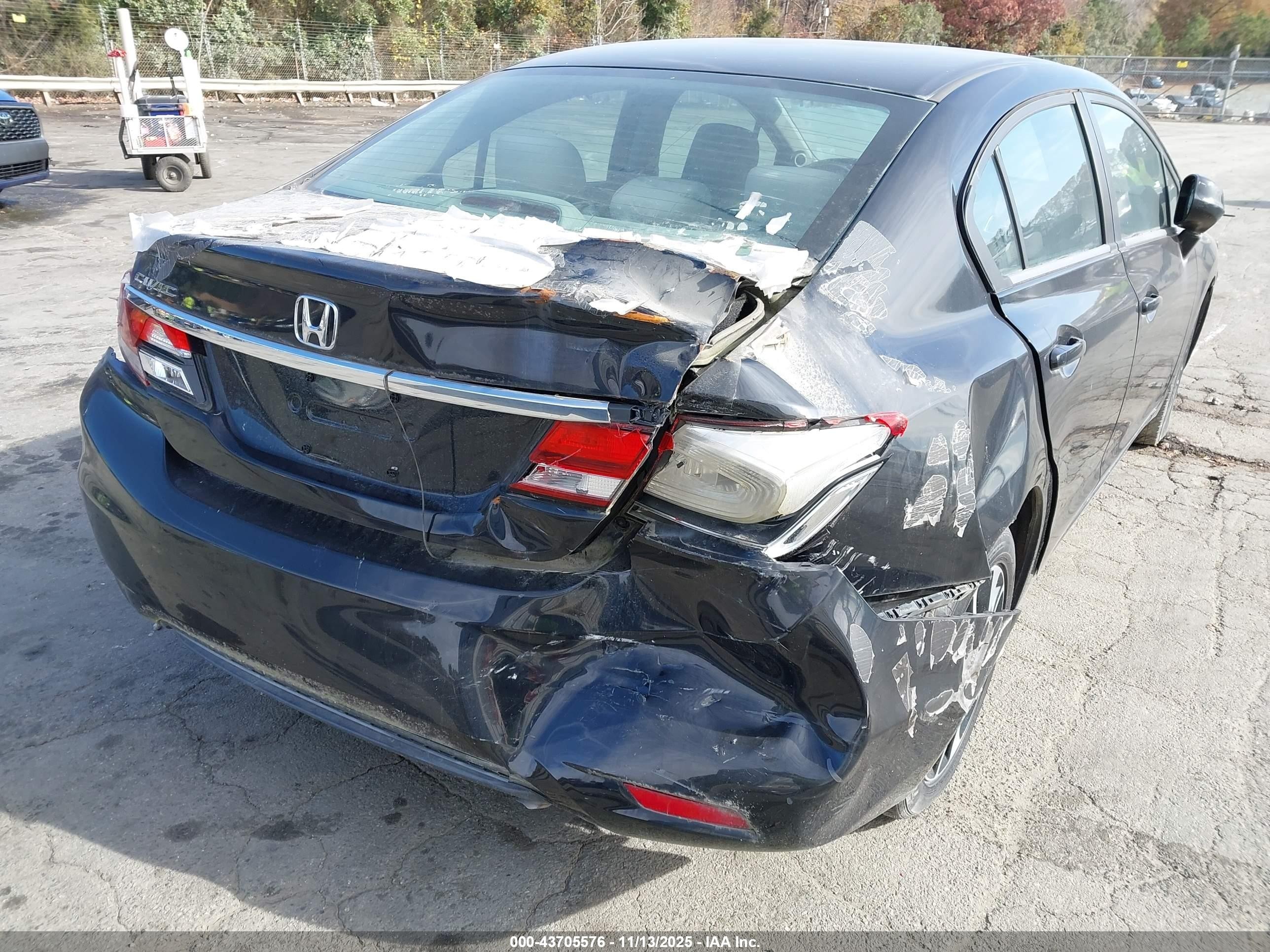 2013 Honda Civic Ex Черный vin: 2HGFB2F82DH527067