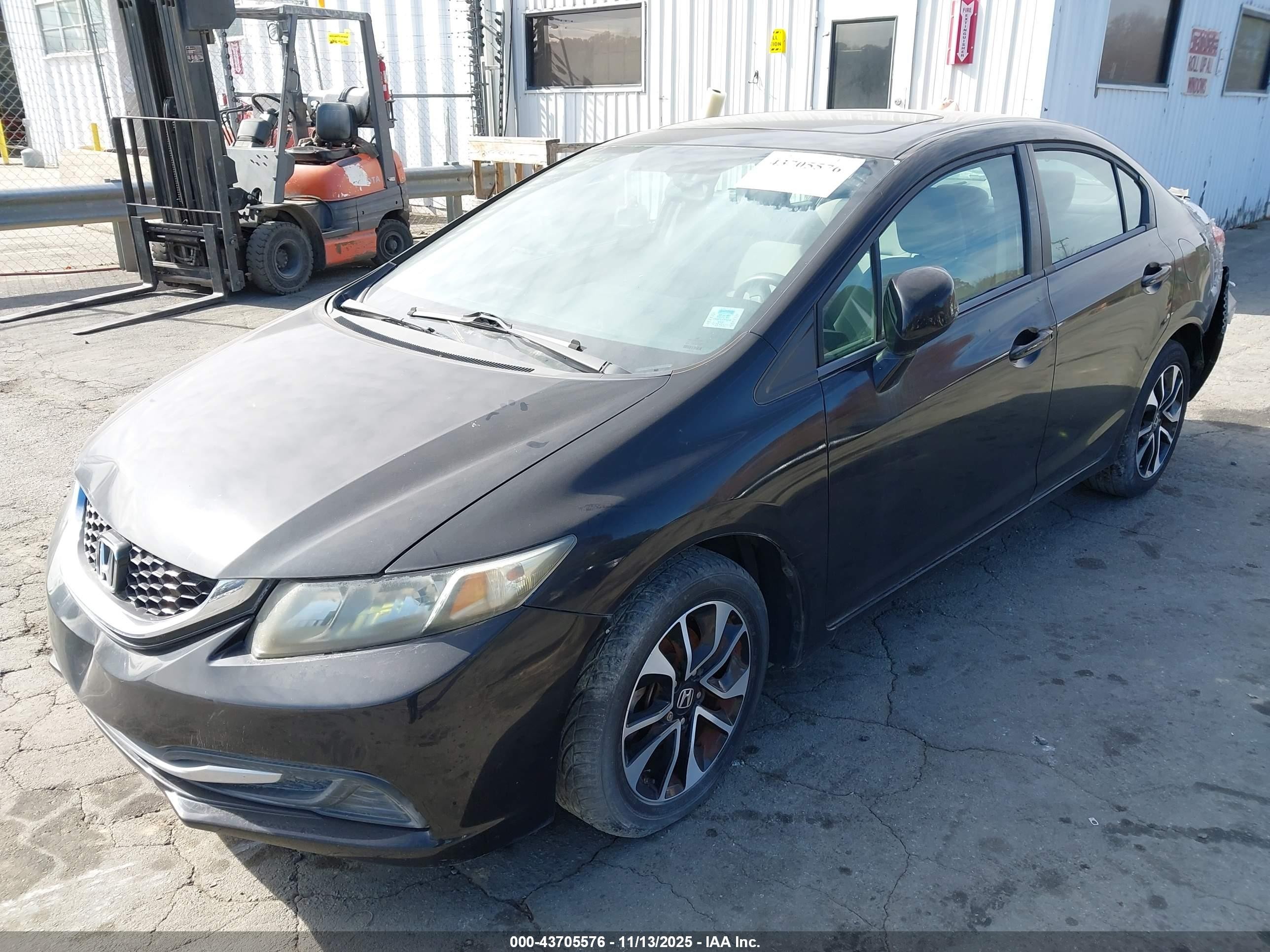 2013 Honda Civic Ex Черный vin: 2HGFB2F82DH527067