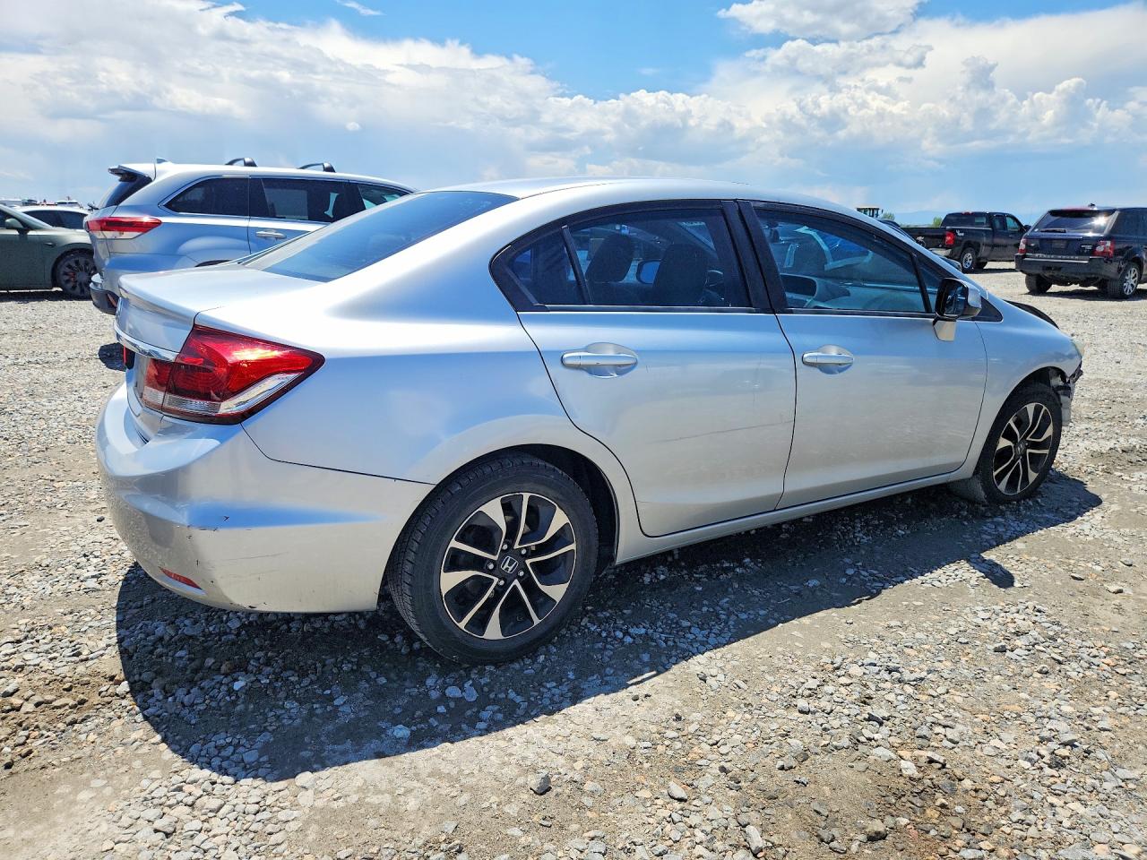 2013 Honda Civic Ex Silver vin: 2HGFB2F82DH531961