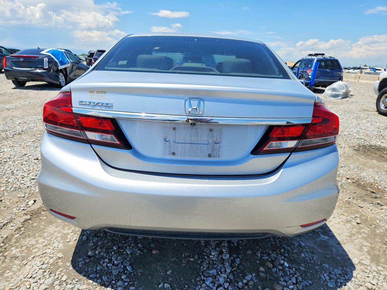 2013 Honda Civic Ex Silver vin: 2HGFB2F82DH531961