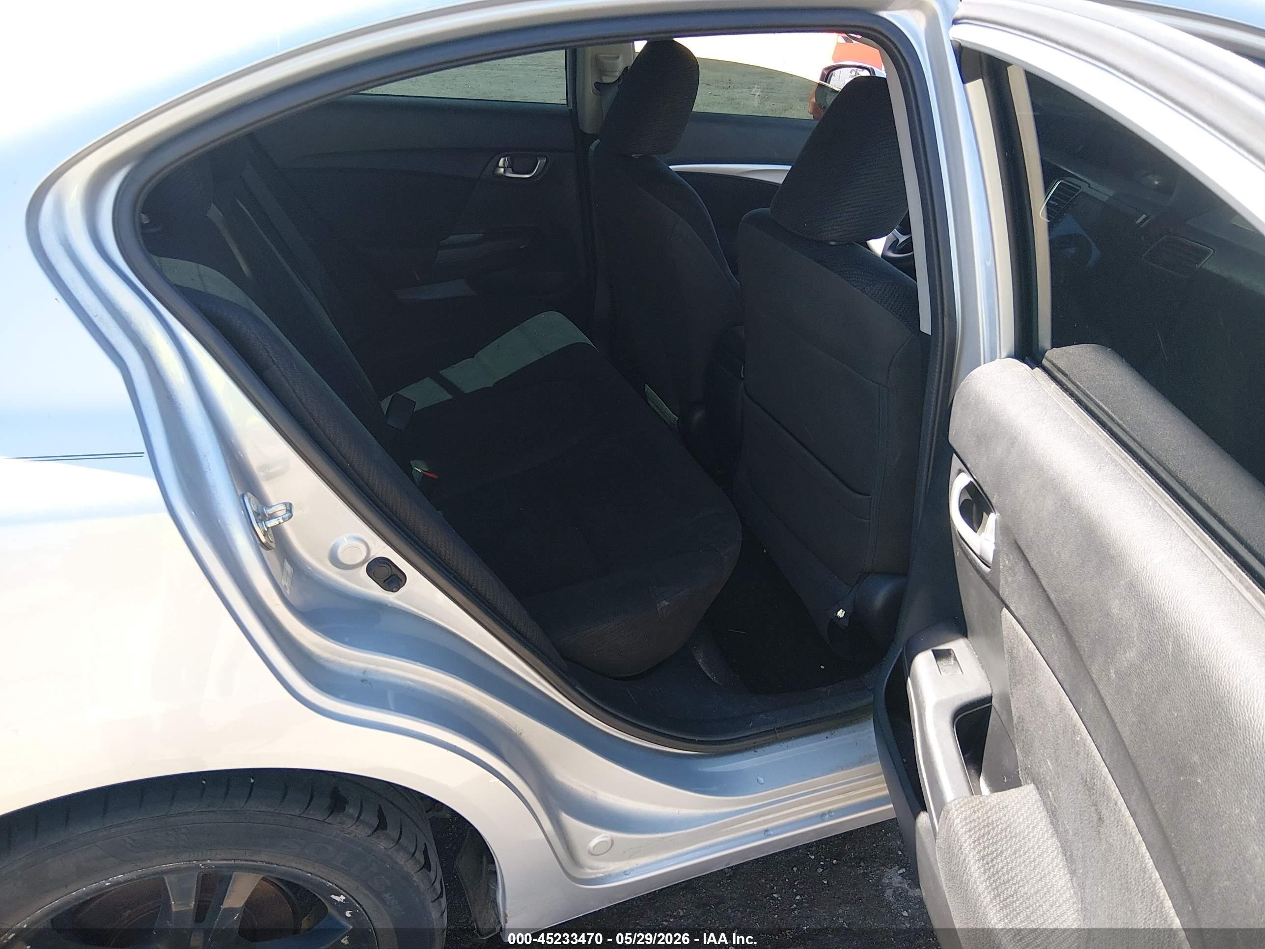 2013 Honda Civic Ex Silver vin: 2HGFB2F82DH536058