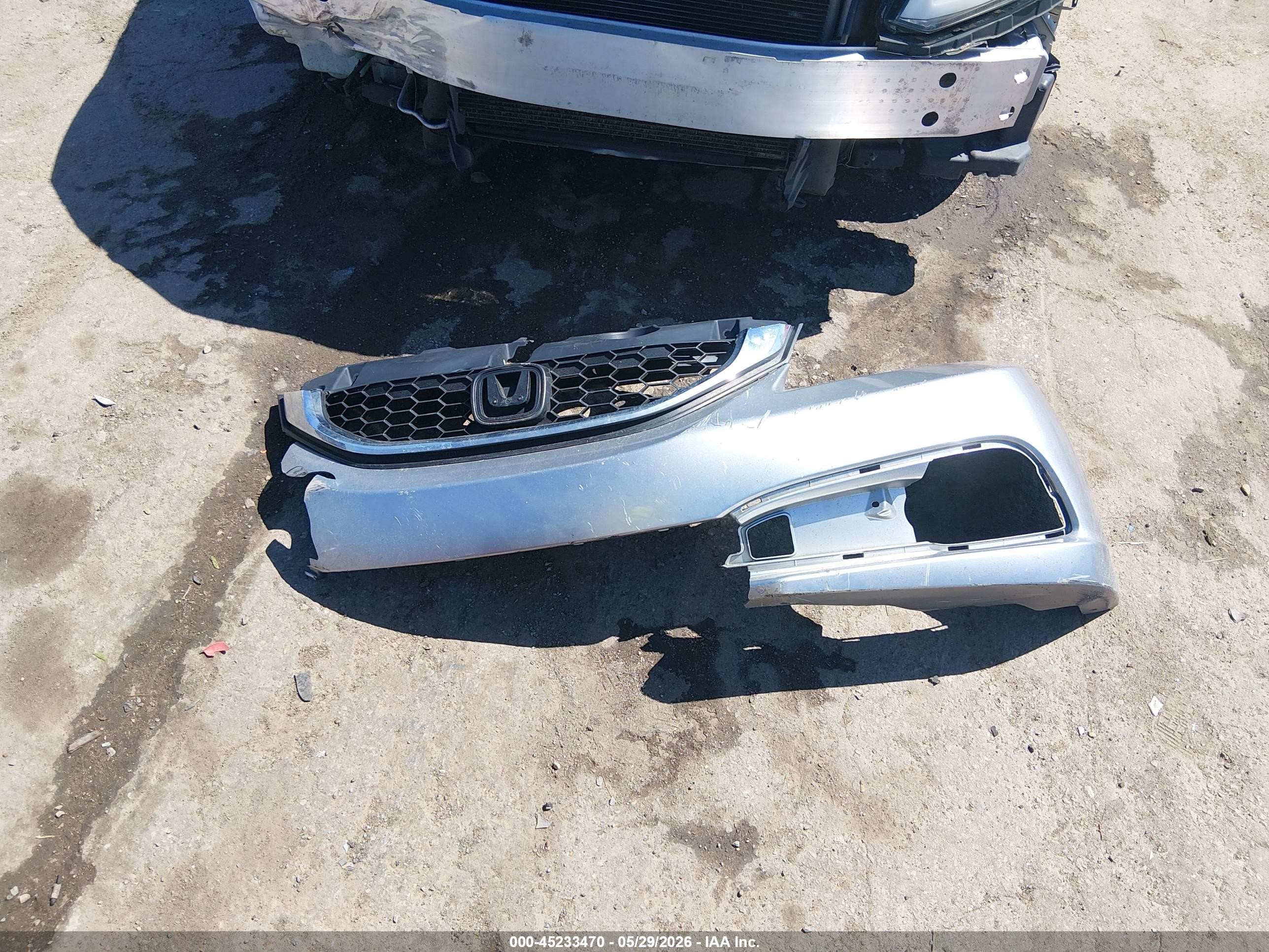 2013 Honda Civic Ex Silver vin: 2HGFB2F82DH536058