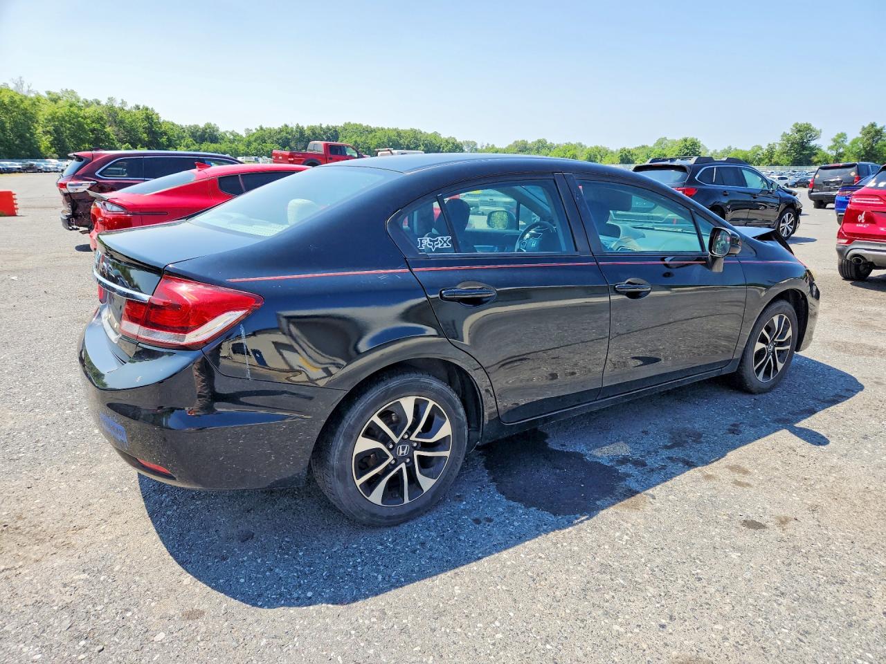 2013 Honda Civic Ex Black vin: 2HGFB2F82DH537033