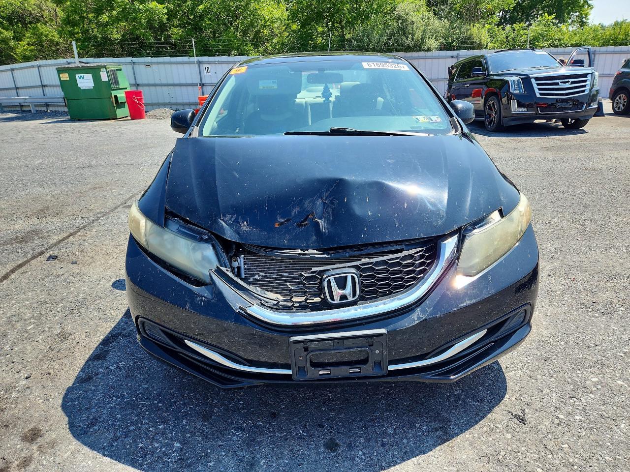 2013 Honda Civic Ex Black vin: 2HGFB2F82DH537033