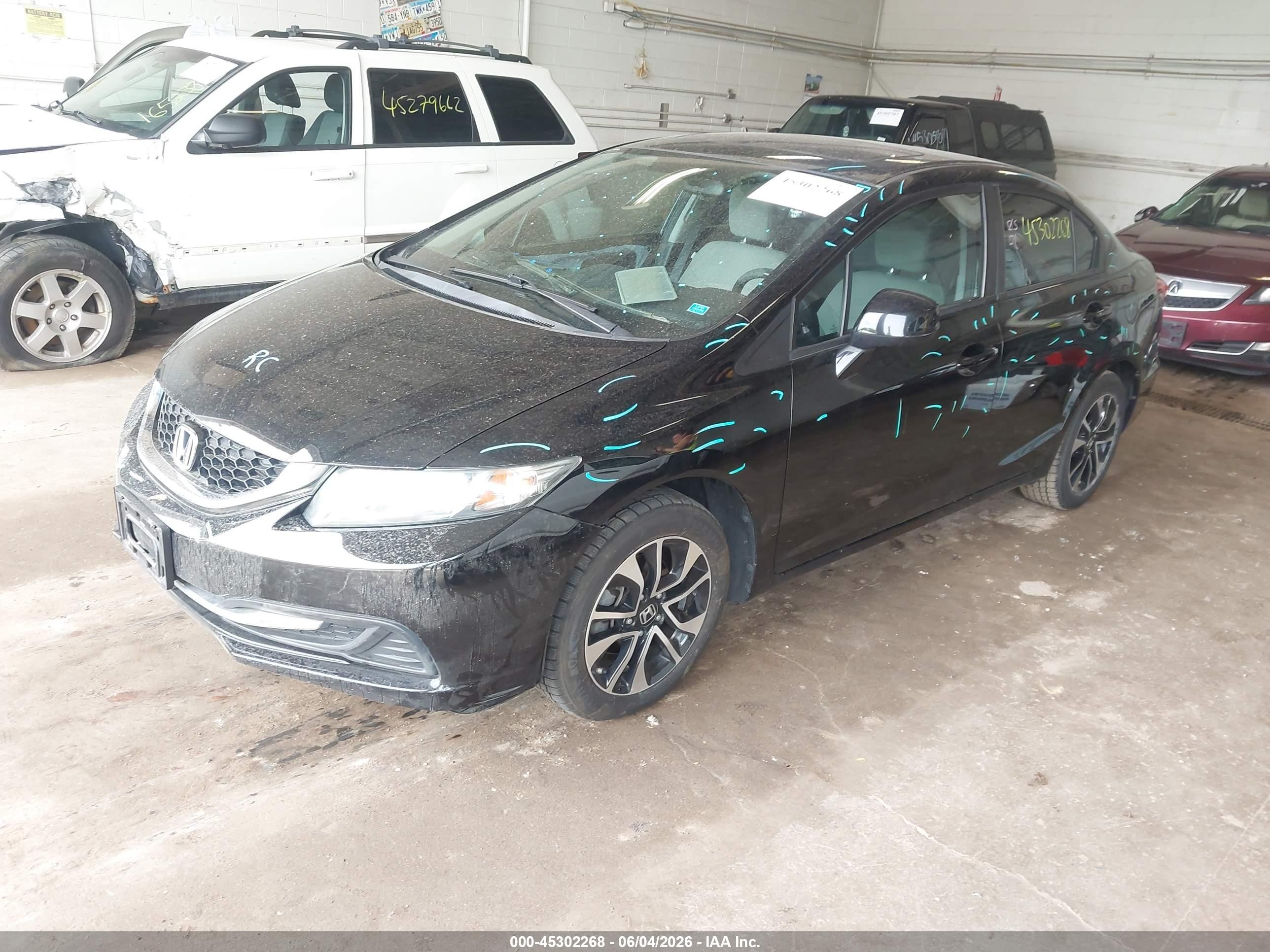 2013 Honda Civic Ex Black vin: 2HGFB2F82DH568654