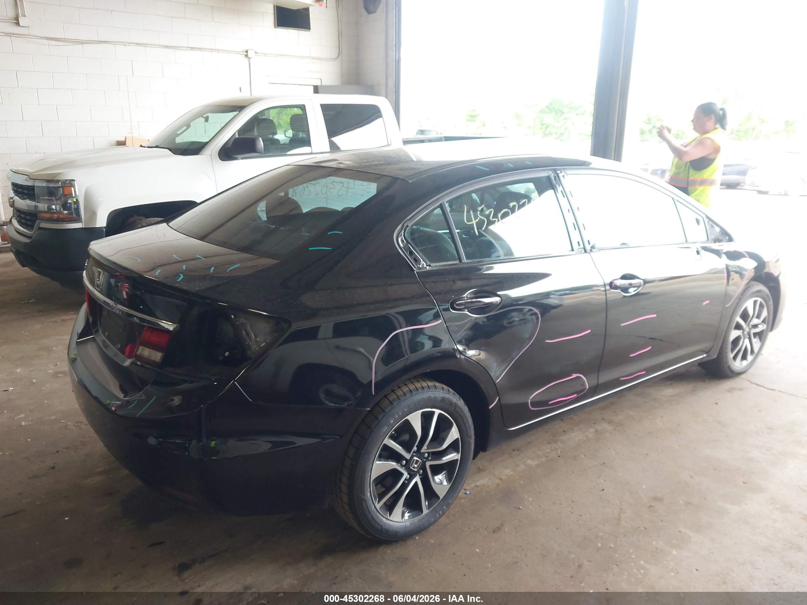2013 Honda Civic Ex Black vin: 2HGFB2F82DH568654