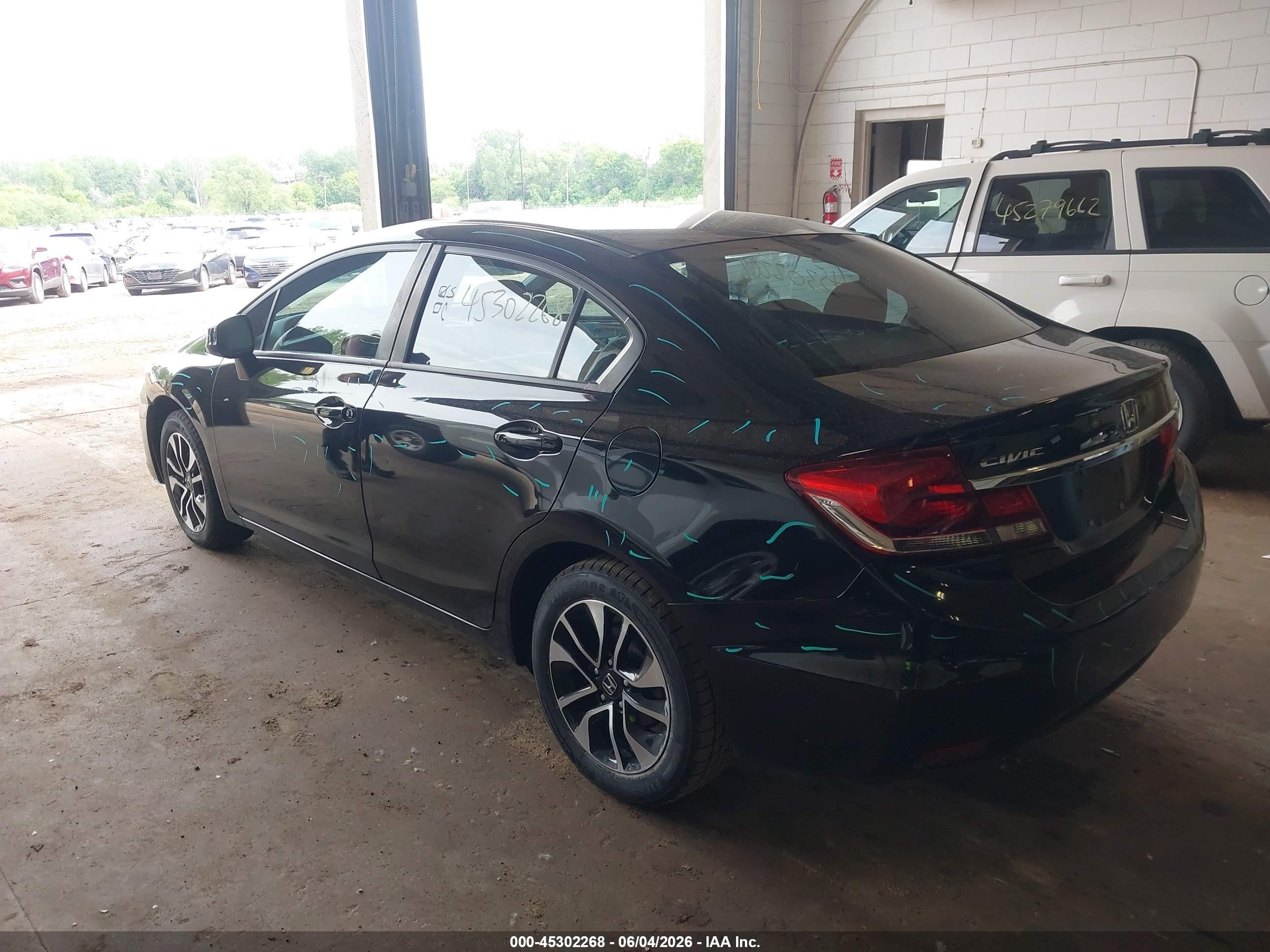 2013 Honda Civic Ex Black vin: 2HGFB2F82DH568654