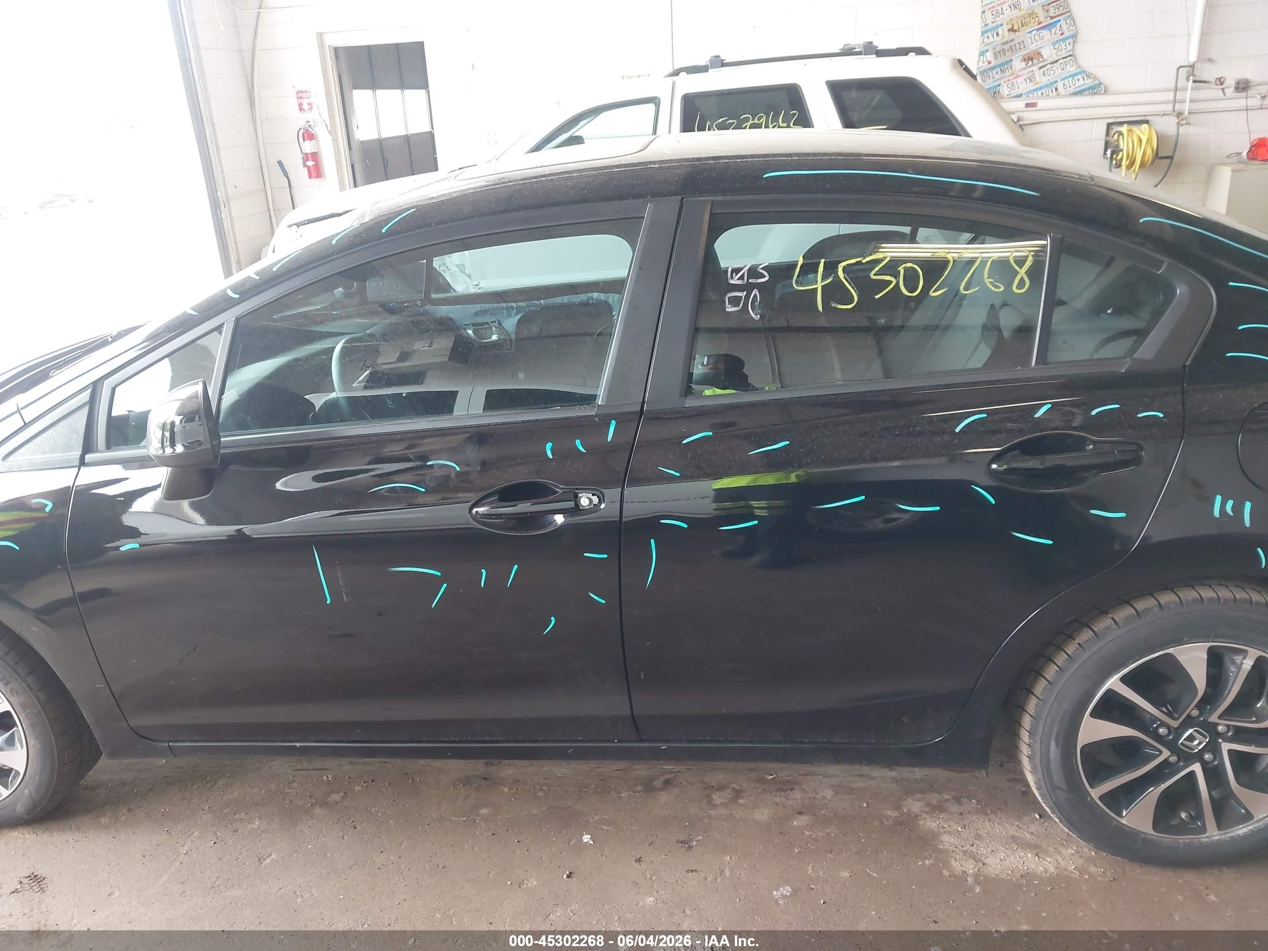 2013 Honda Civic Ex Black vin: 2HGFB2F82DH568654