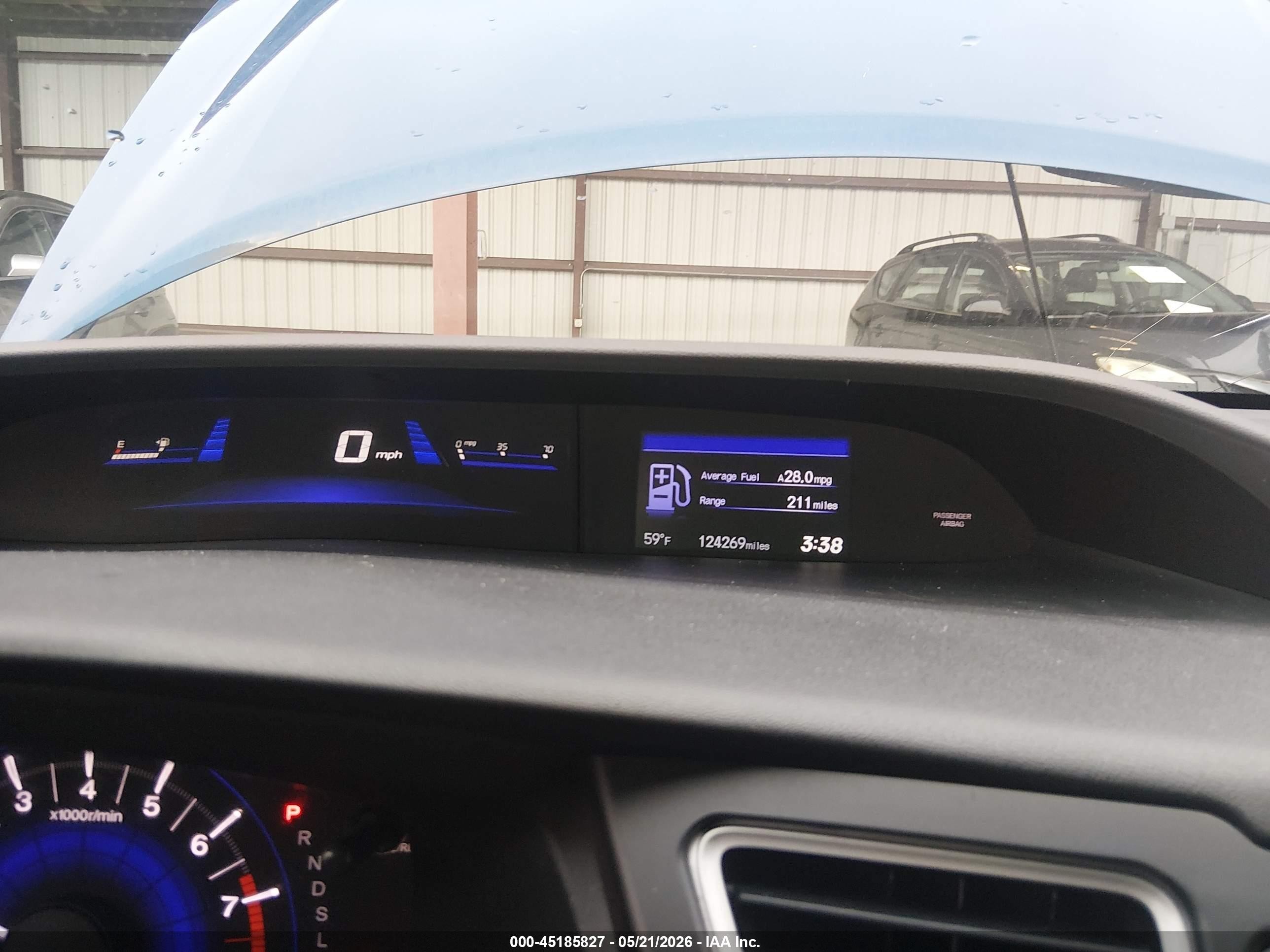 2014 Honda Civic Ex Blue vin: 2HGFB2F82EH519620