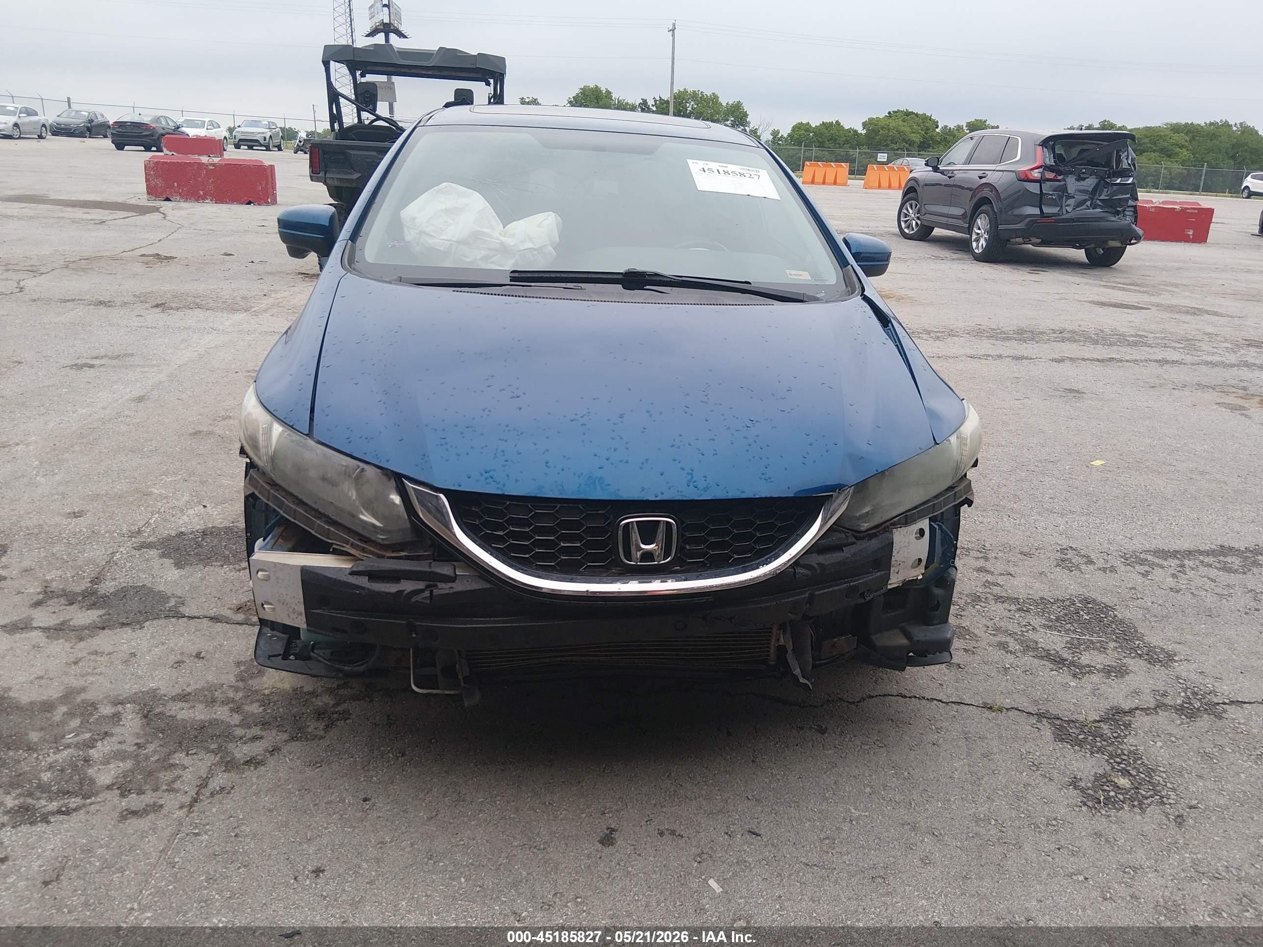 2014 Honda Civic Ex Blue vin: 2HGFB2F82EH519620