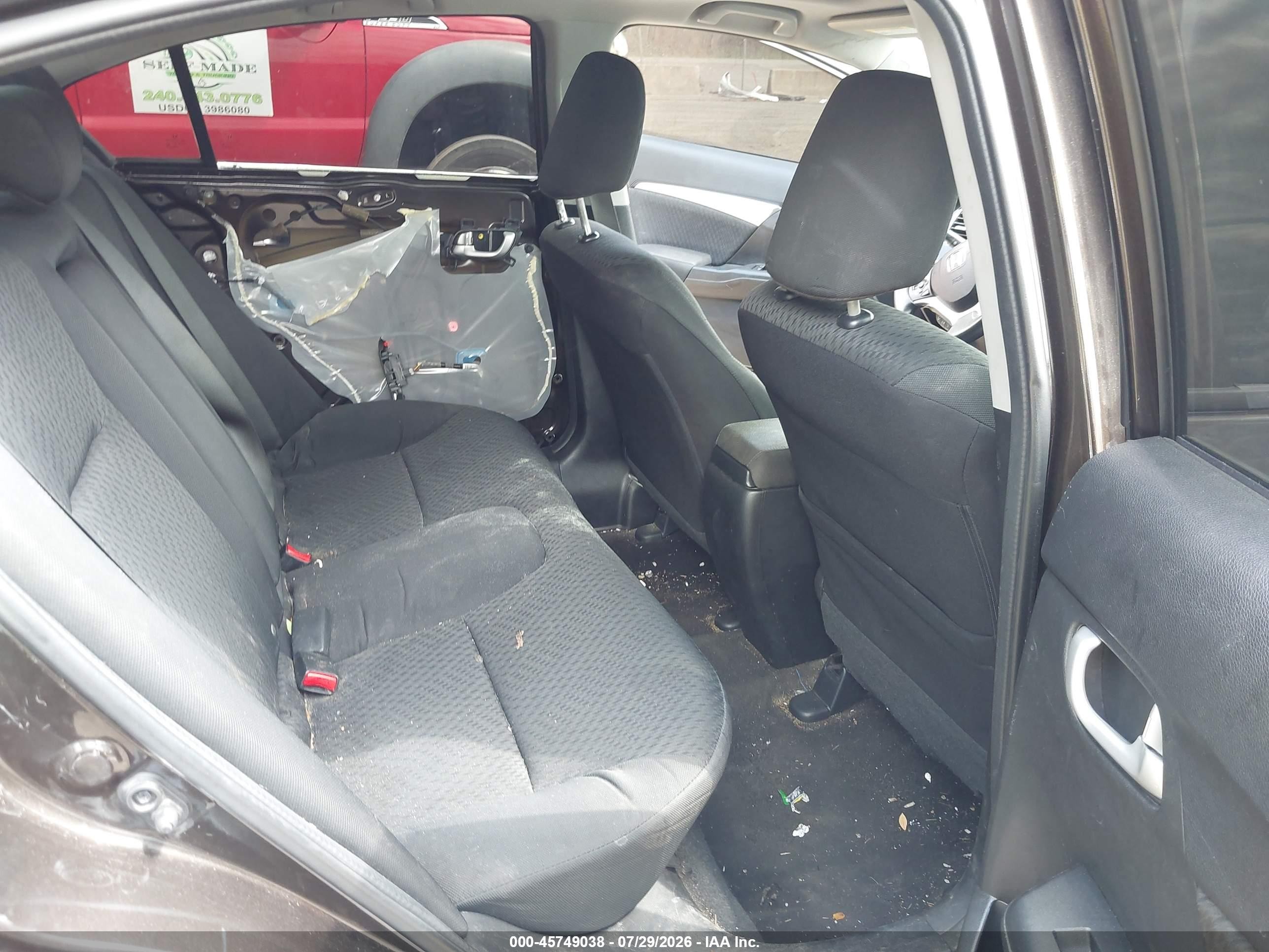 2014 Honda Civic Ex Brown vin: 2HGFB2F82EH532545