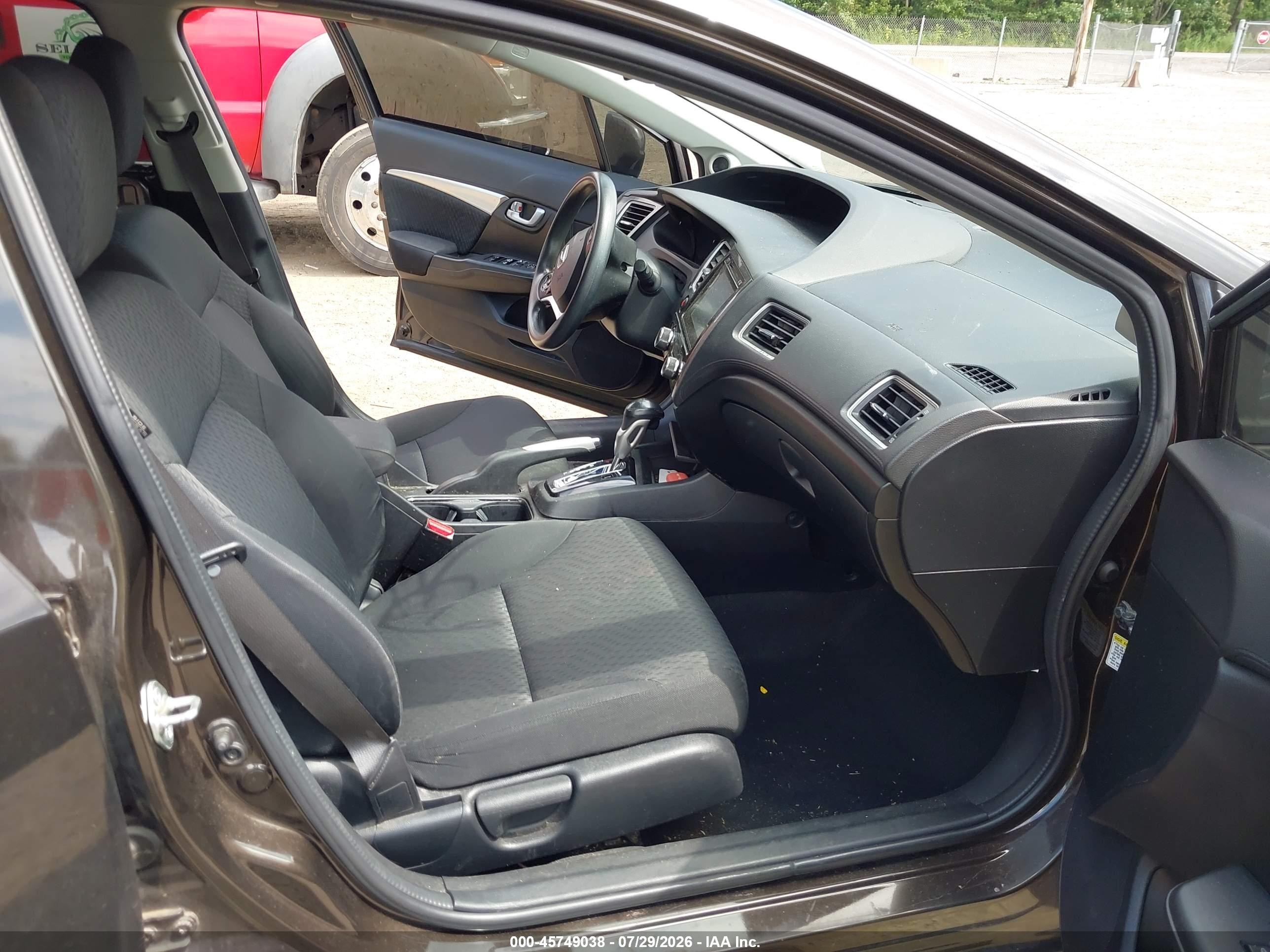 2014 Honda Civic Ex Brown vin: 2HGFB2F82EH532545