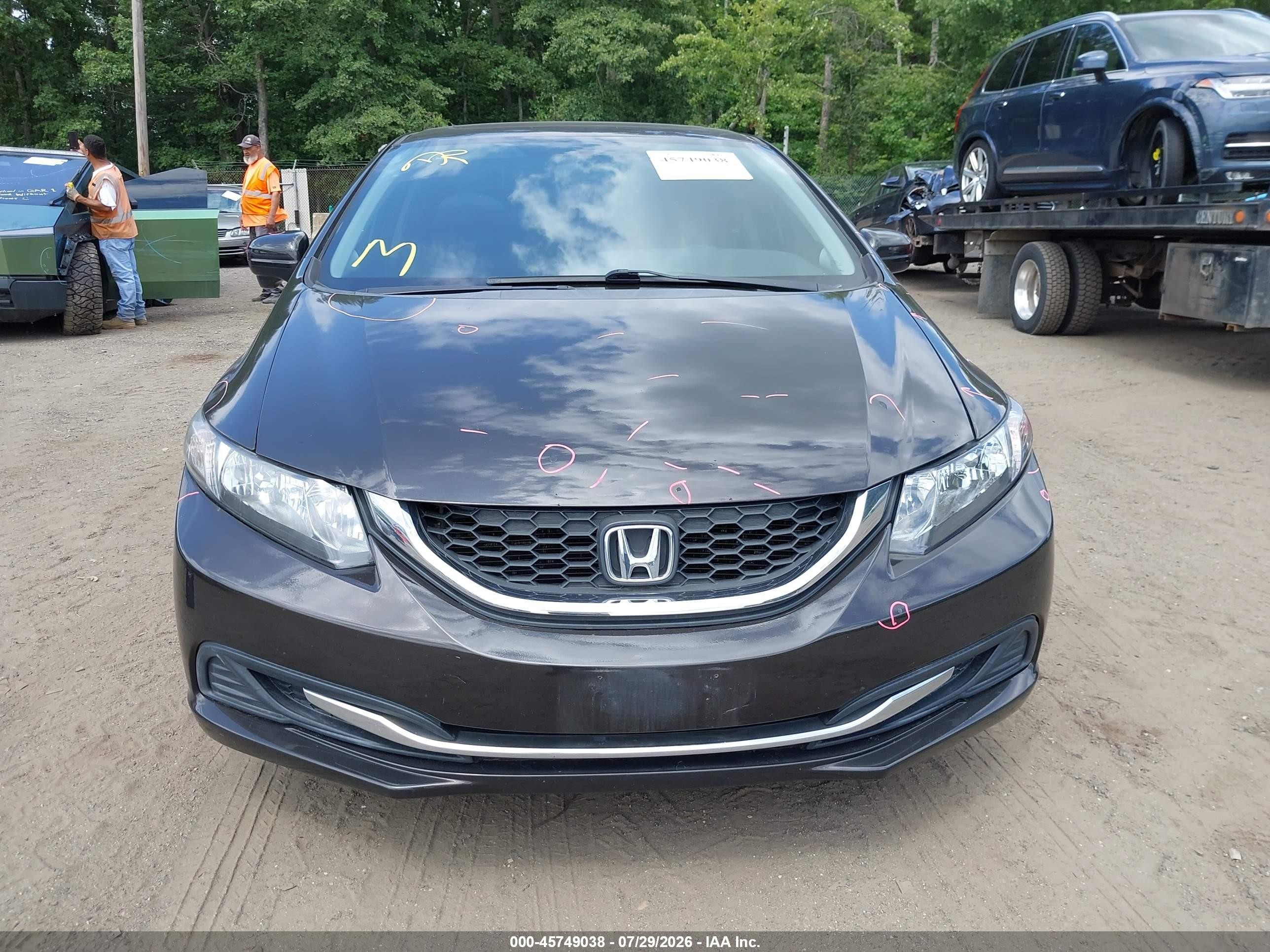 2014 Honda Civic Ex Brown vin: 2HGFB2F82EH532545
