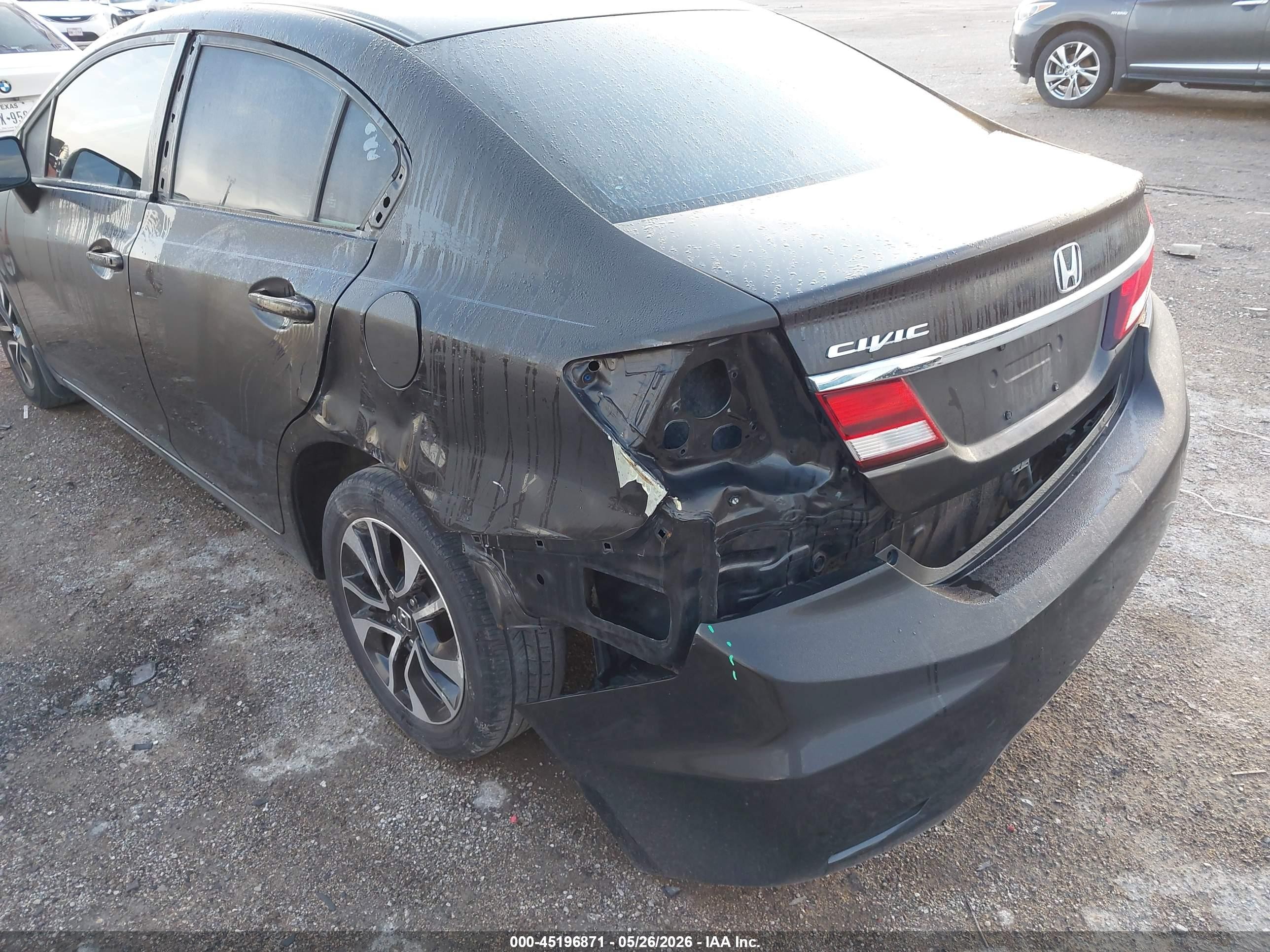 2014 Honda Civic Ex Black vin: 2HGFB2F82EH536076