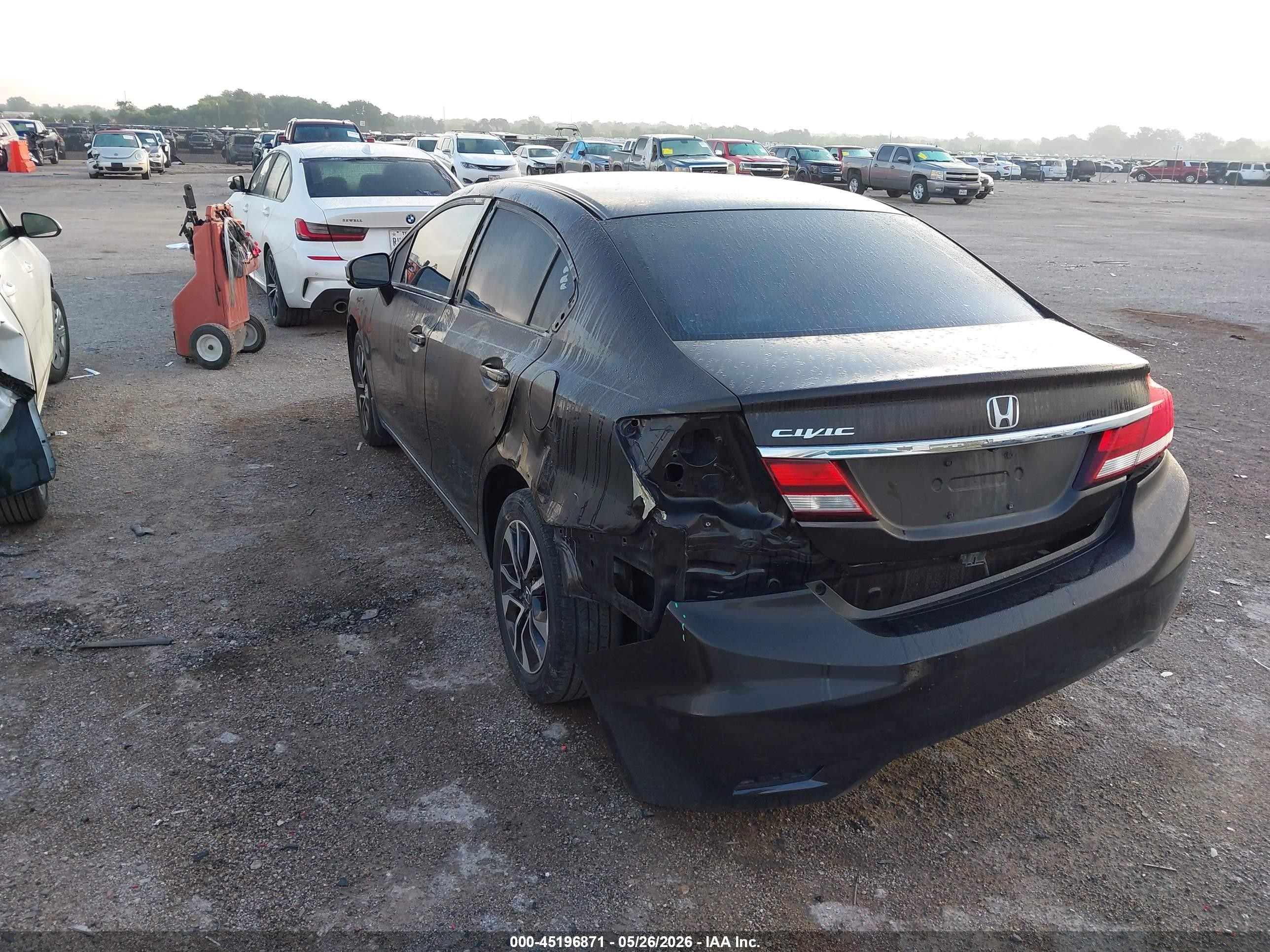 2014 Honda Civic Ex Black vin: 2HGFB2F82EH536076