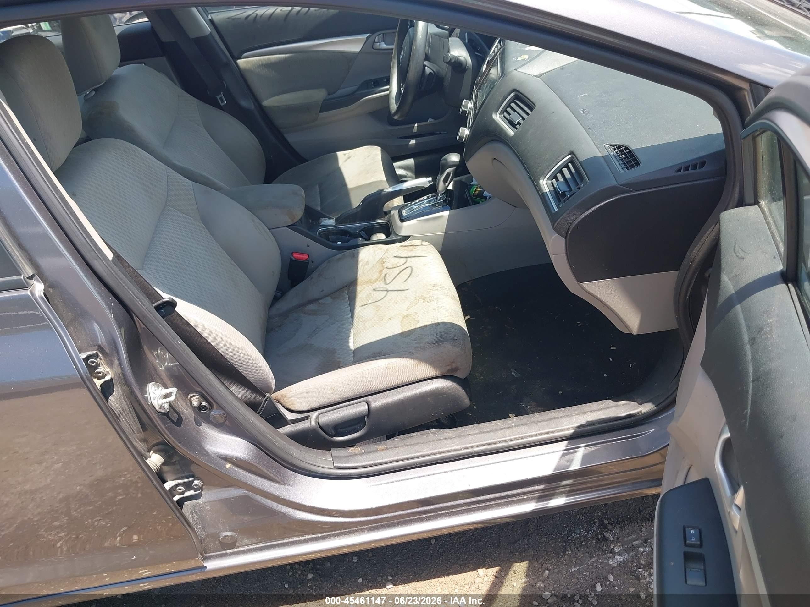 2014 Honda Civic Ex Gray vin: 2HGFB2F82EH538460