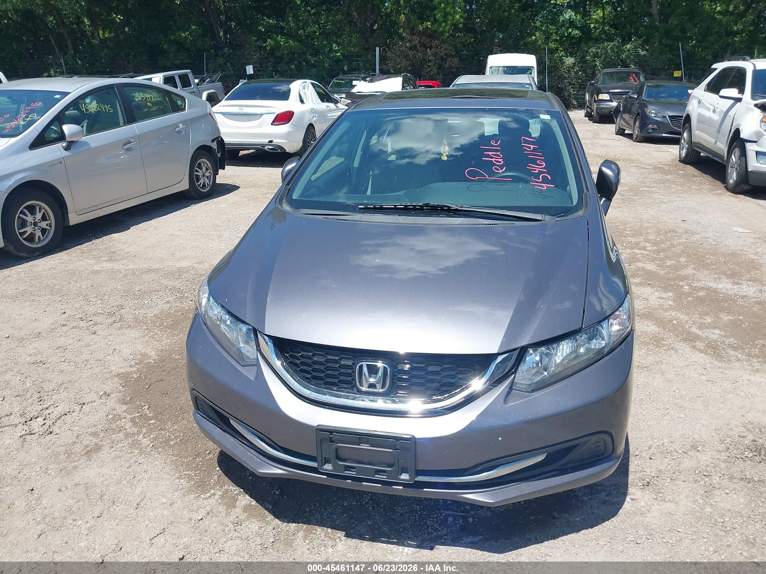 2014 Honda Civic Ex Gray vin: 2HGFB2F82EH538460