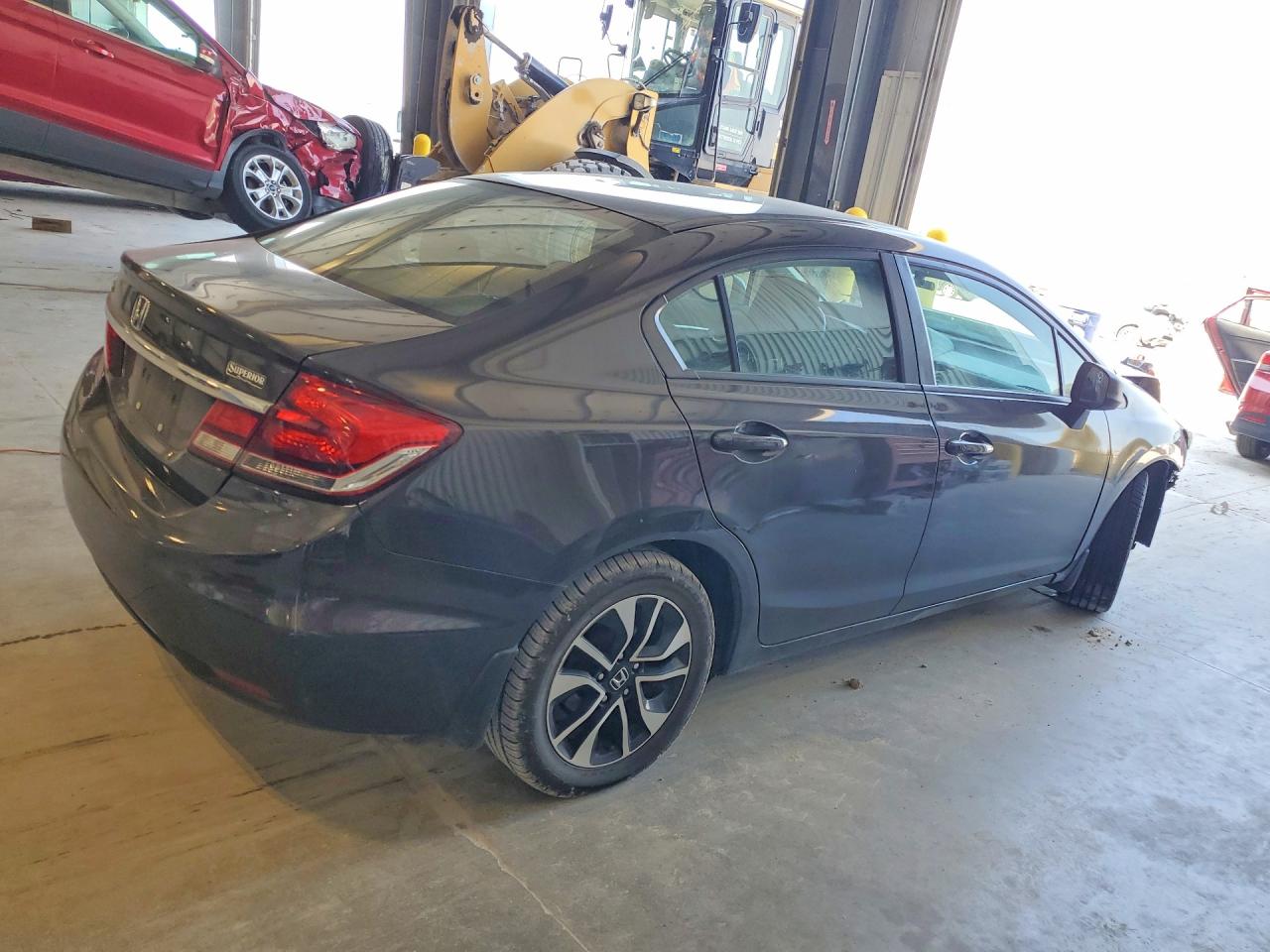 2014 Honda Civic Black vin: 2HGFB2F82EH548163
