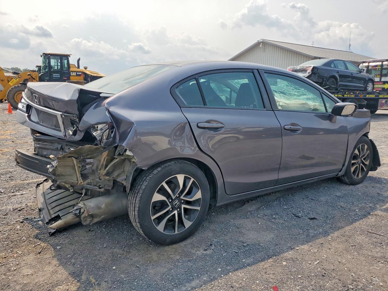 2014 Honda Civic Ex Gray vin: 2HGFB2F82EH551838