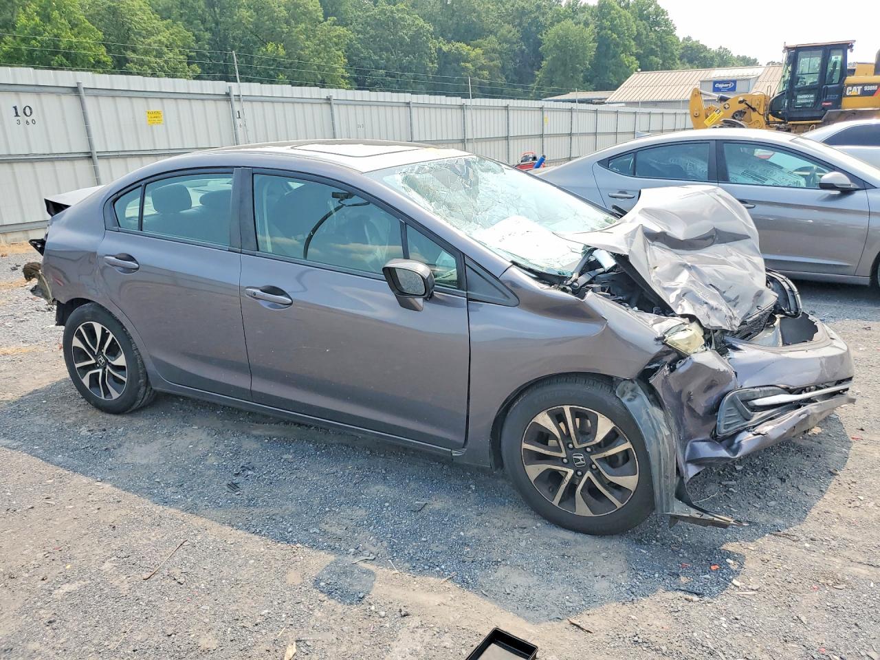 2014 Honda Civic Ex Gray vin: 2HGFB2F82EH551838