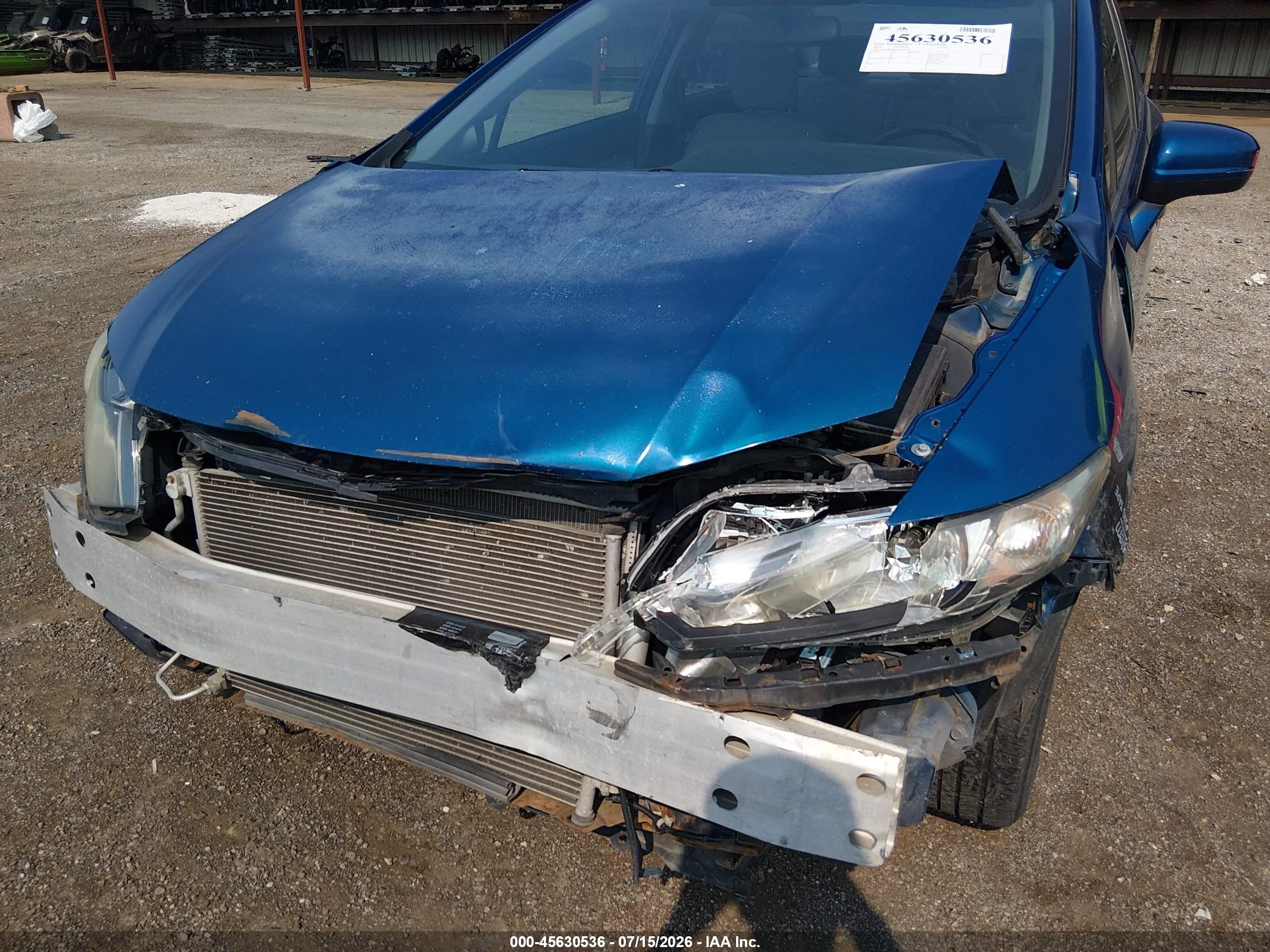 2014 Honda Civic Ex Синий vin: 2HGFB2F82EH560216