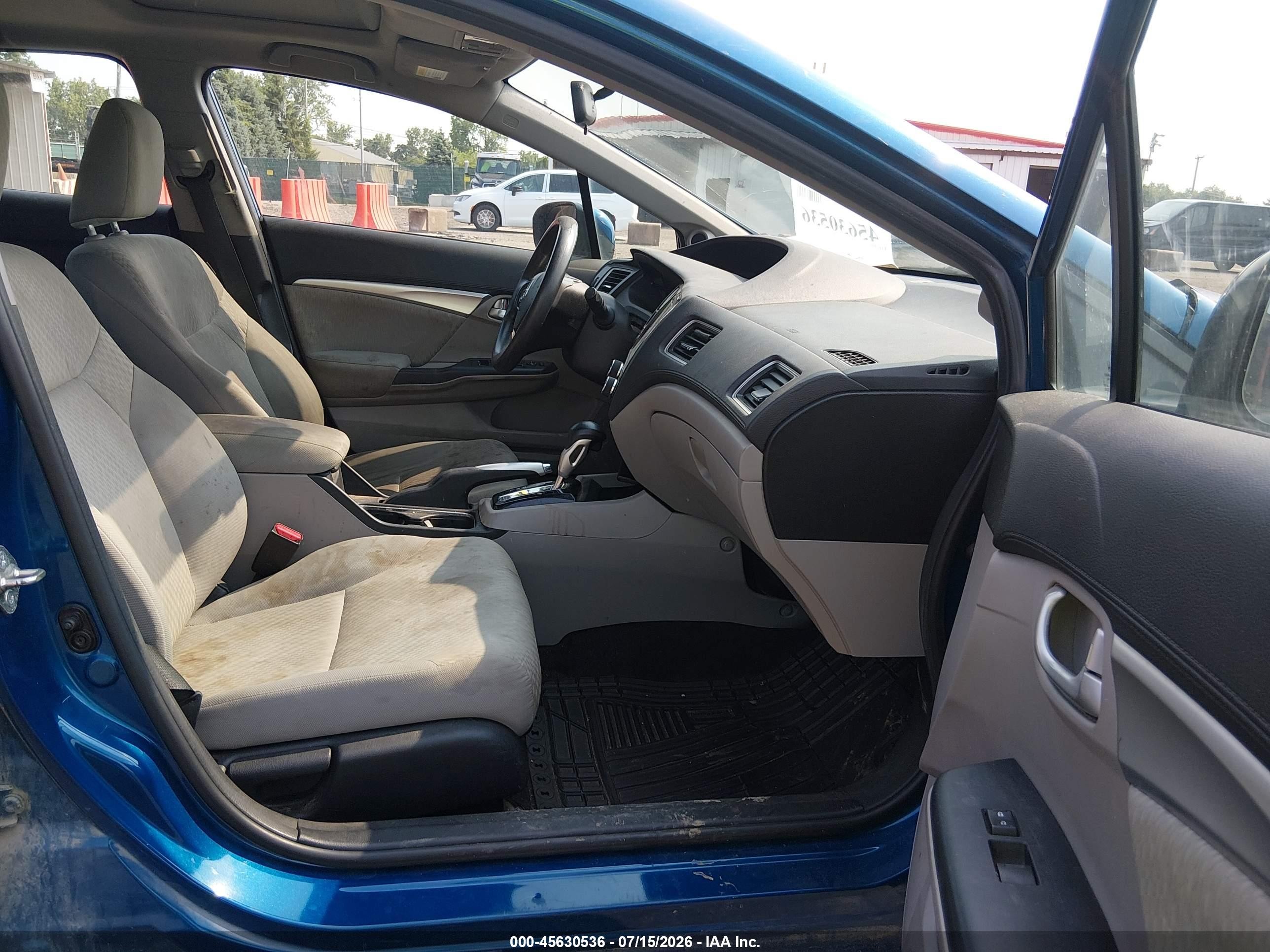 2014 Honda Civic Ex Синий vin: 2HGFB2F82EH560216
