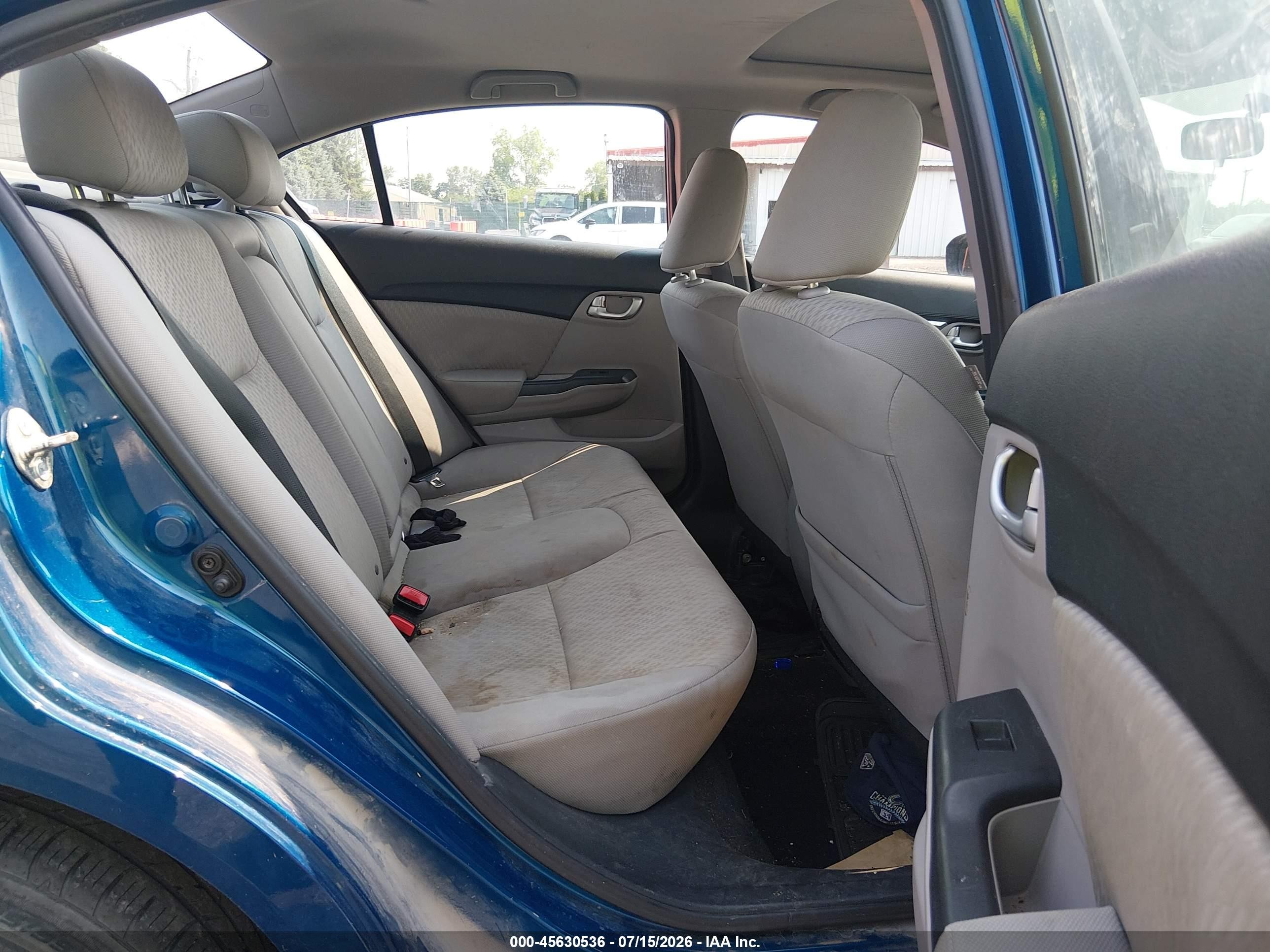 2014 Honda Civic Ex Синий vin: 2HGFB2F82EH560216