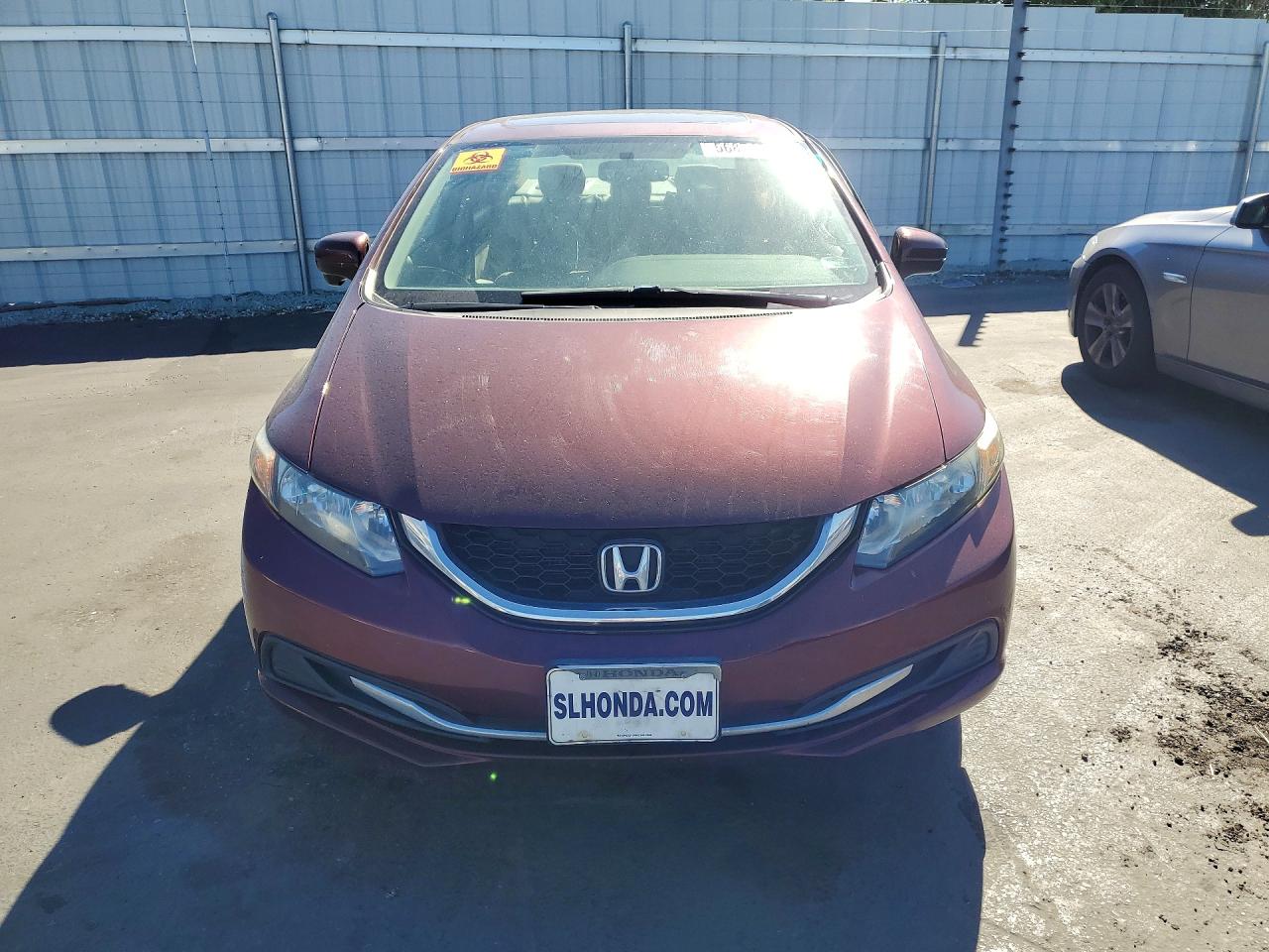 2015 Honda Civic Ex Burgundy vin: 2HGFB2F82FH510529