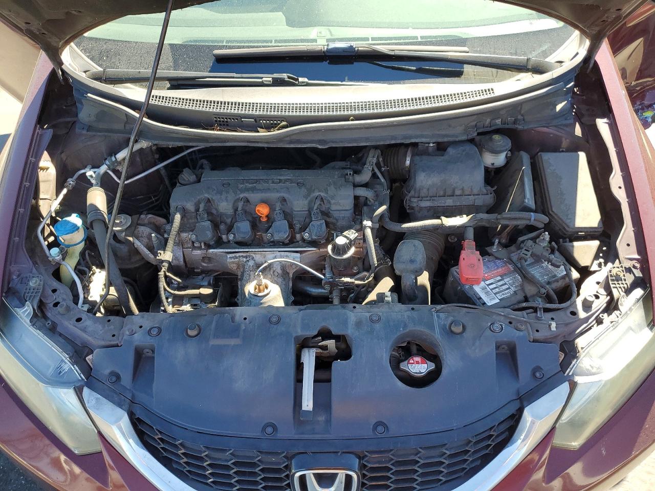 2015 Honda Civic Ex Burgundy vin: 2HGFB2F82FH510529