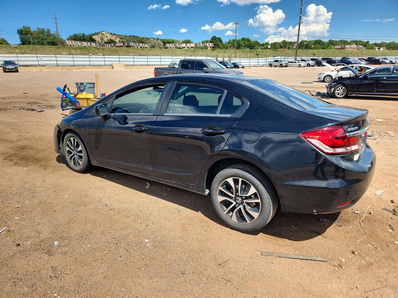 2015 Honda Civic Ex Black vin: 2HGFB2F82FH513222