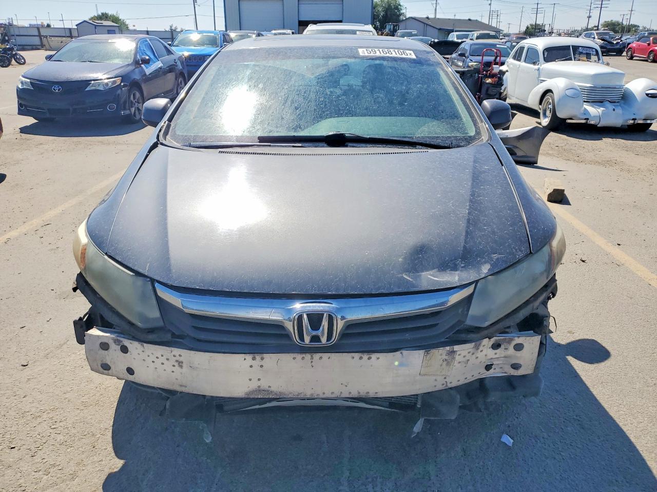 2012 Honda Civic Ex Gray vin: 2HGFB2F83CH317978