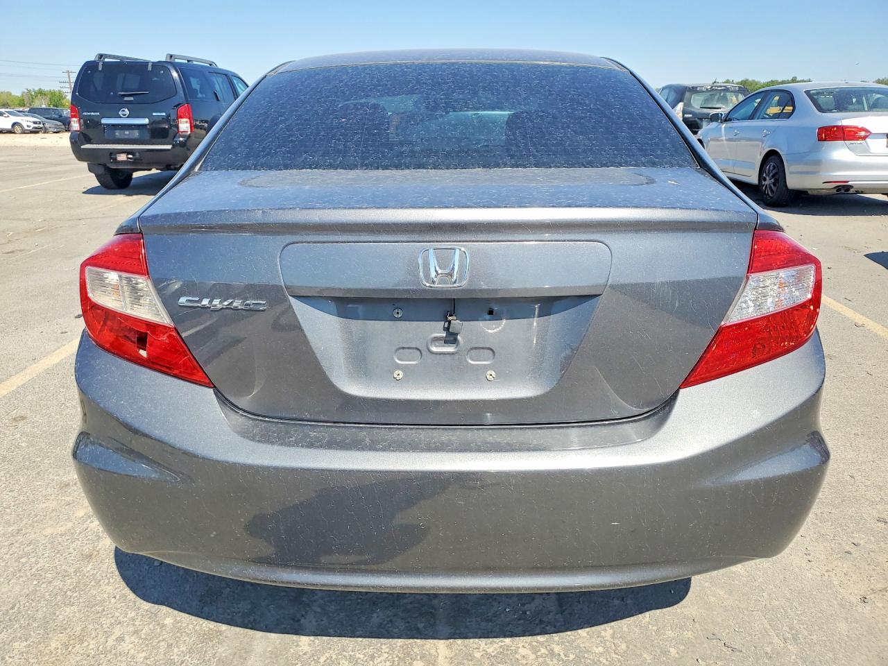 2012 Honda Civic Ex Gray vin: 2HGFB2F83CH317978