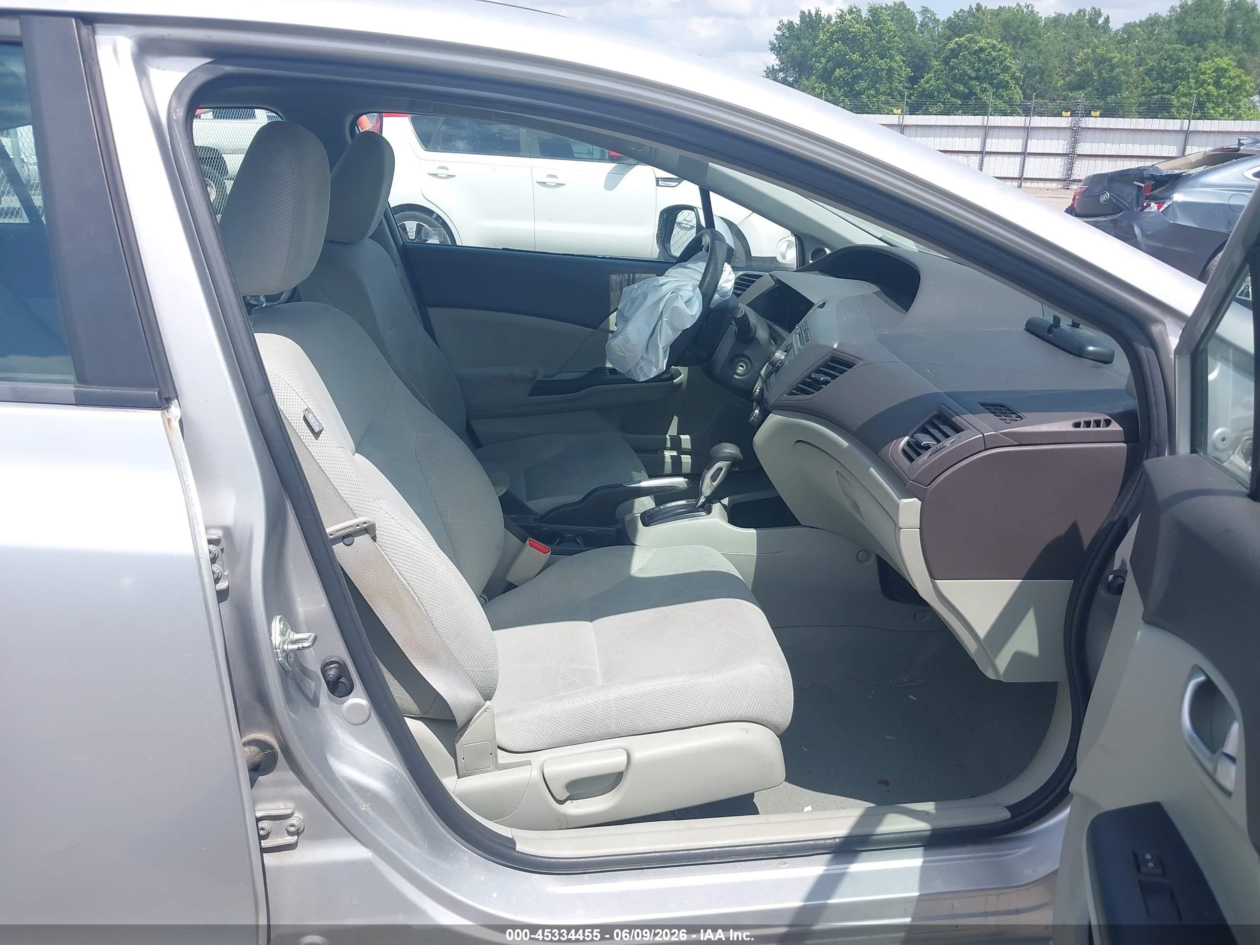 2012 Honda Civic Ex Silver vin: 2HGFB2F83CH319858