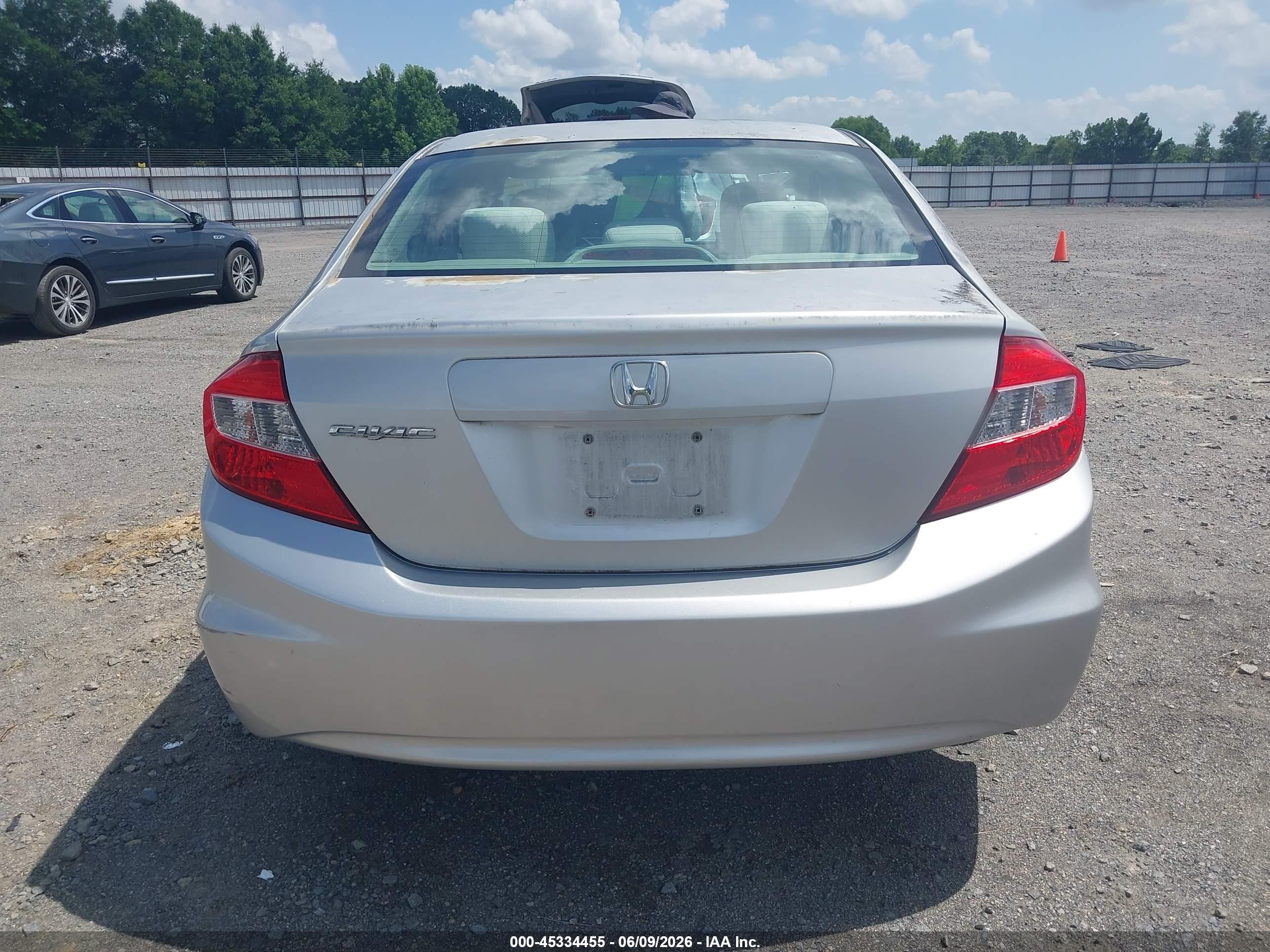 2012 Honda Civic Ex Silver vin: 2HGFB2F83CH319858