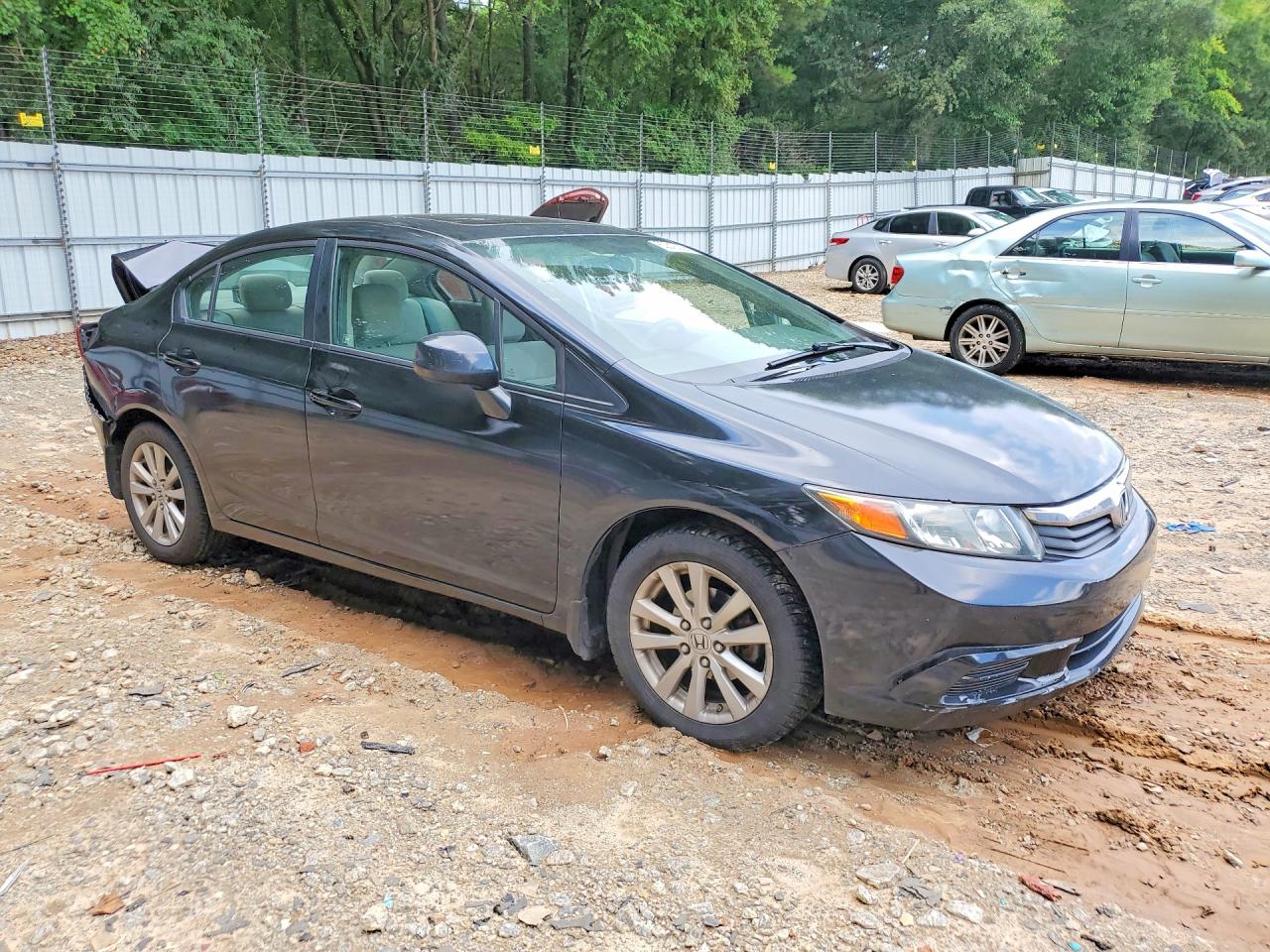2012 Honda Civic Ex Black vin: 2HGFB2F83CH537637