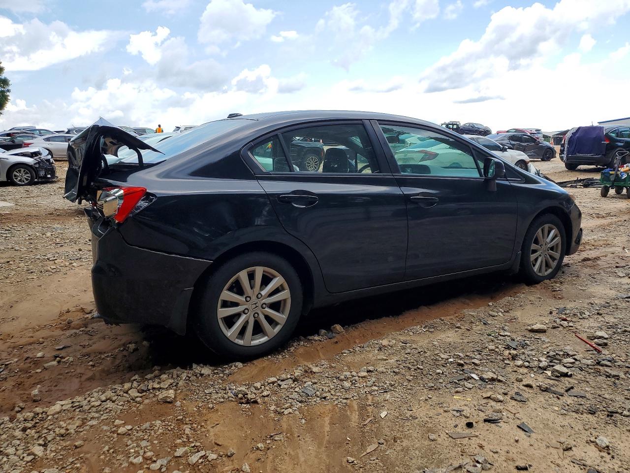 2012 Honda Civic Ex Black vin: 2HGFB2F83CH537637