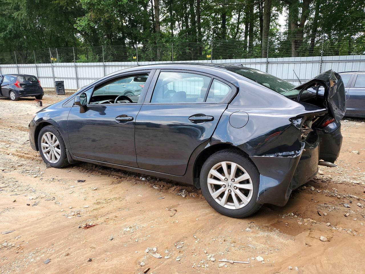 2012 Honda Civic Ex Black vin: 2HGFB2F83CH537637