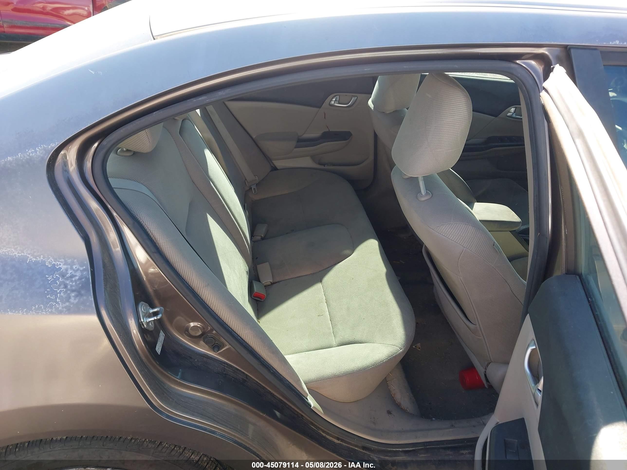 2012 Honda Civic Ex Gray vin: 2HGFB2F83CH539873