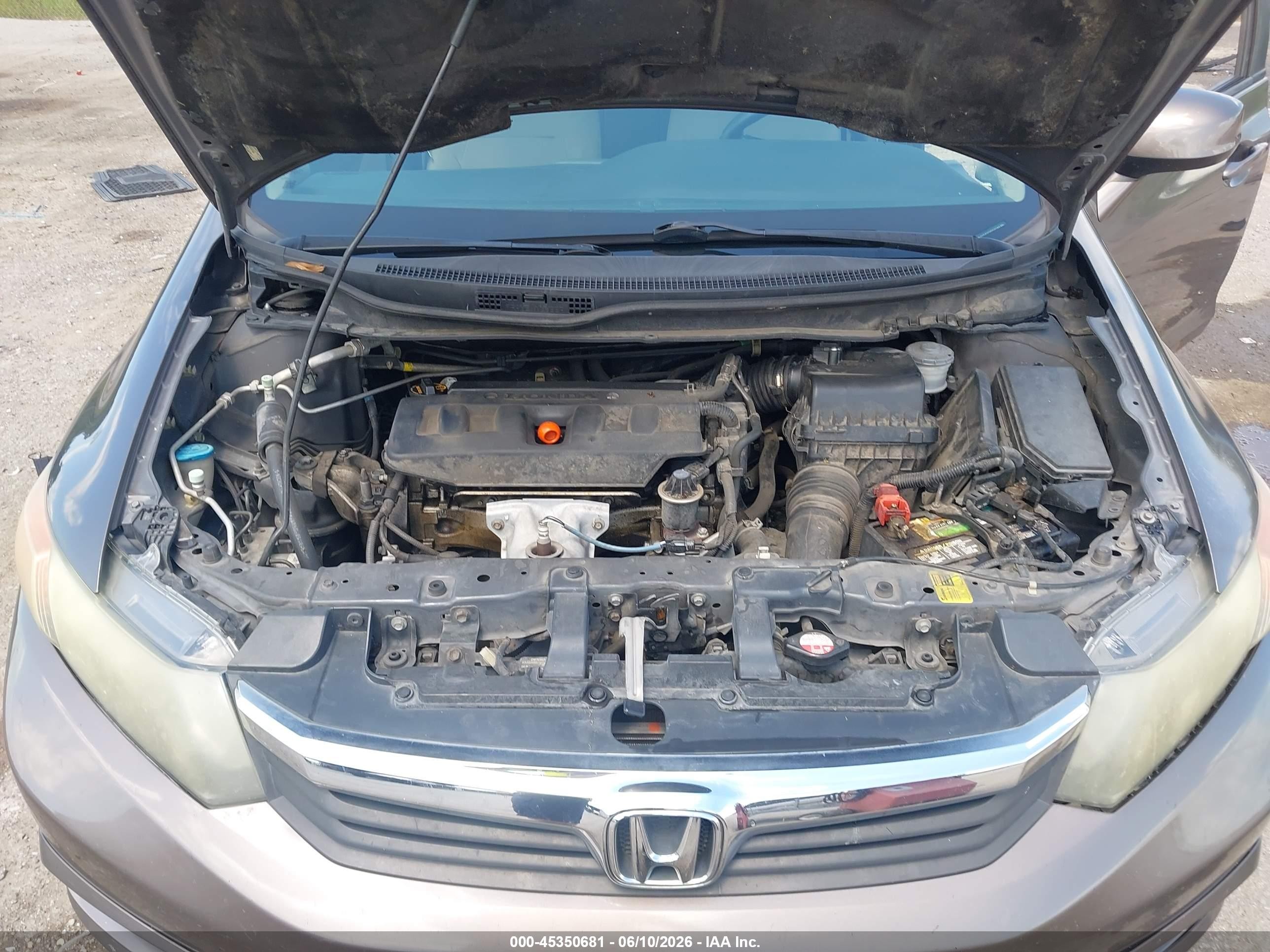 2012 Honda Civic Ex Gray vin: 2HGFB2F83CH551599