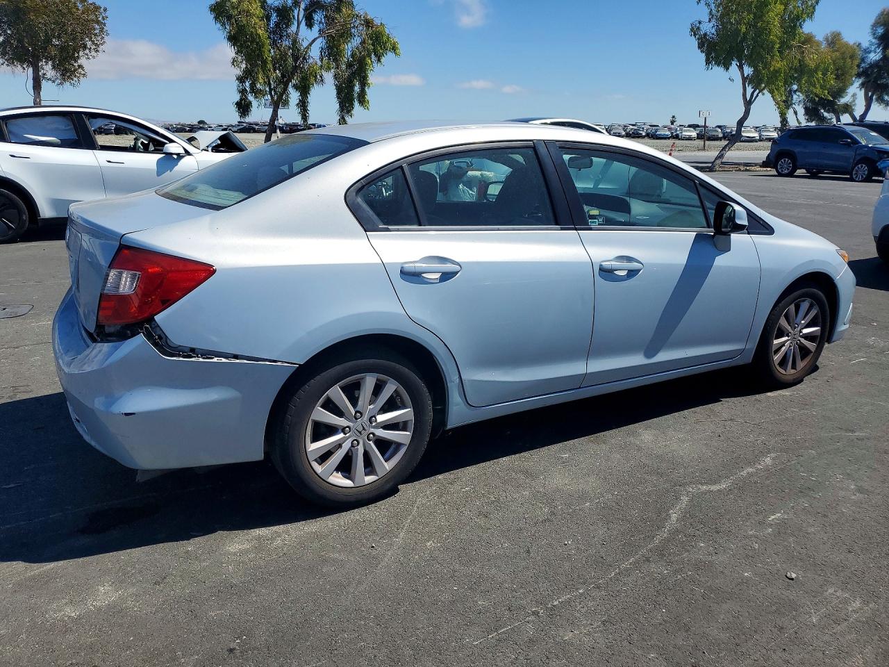 2012 Honda Civic Ex Silver vin: 2HGFB2F83CH579967
