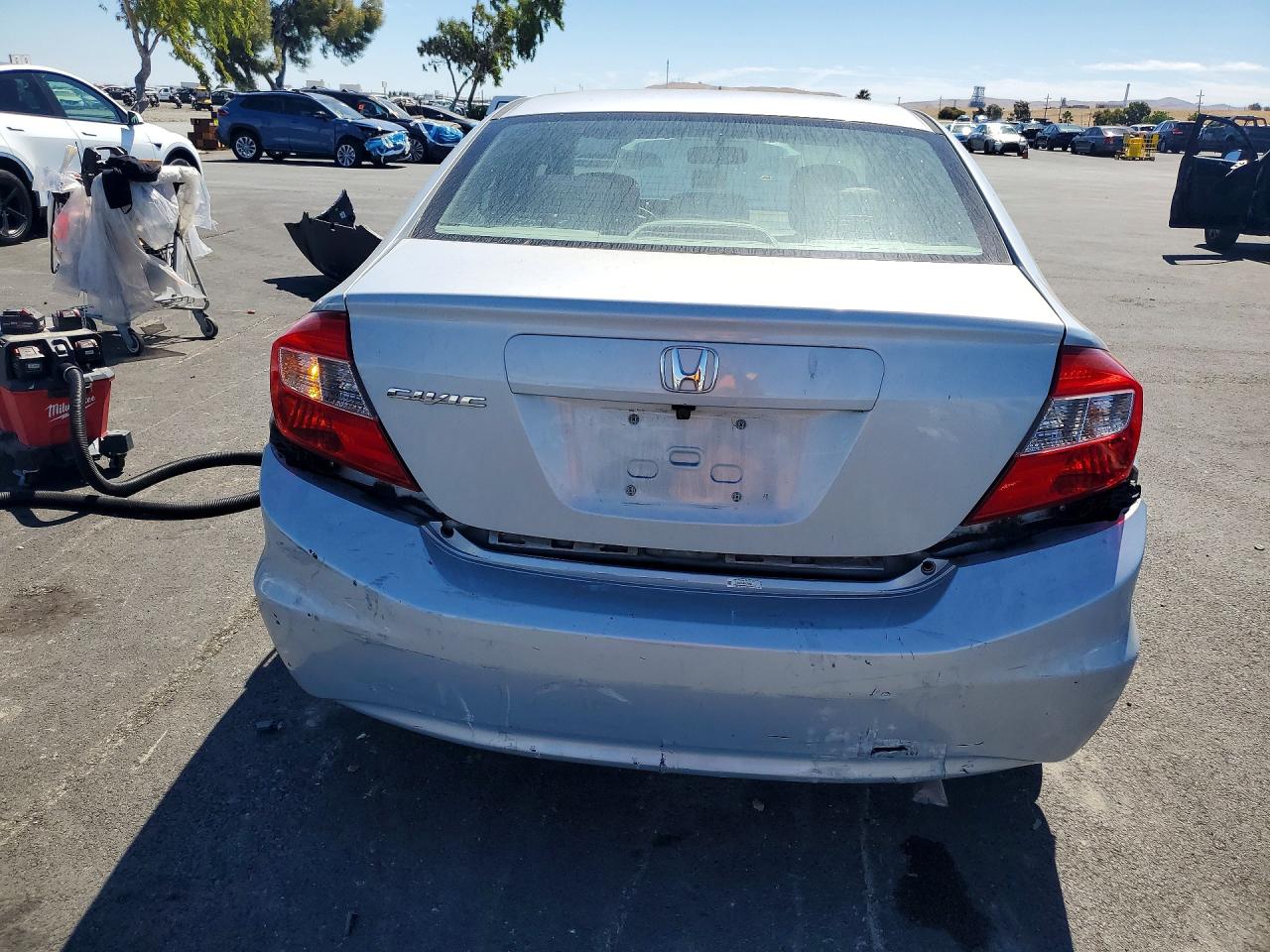 2012 Honda Civic Ex Silver vin: 2HGFB2F83CH579967