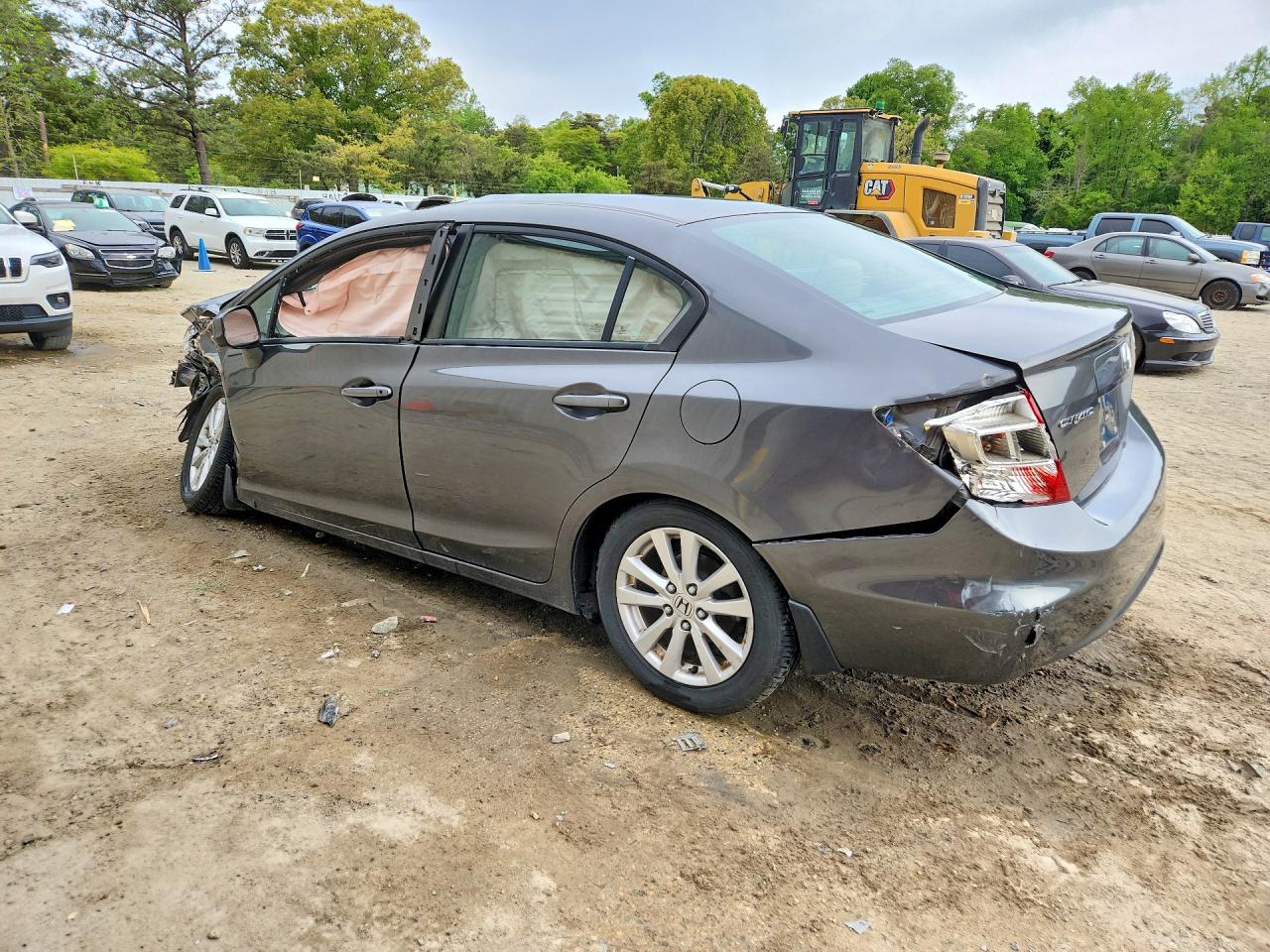 2012 Honda Civic Ex Gray vin: 2HGFB2F83CH606133