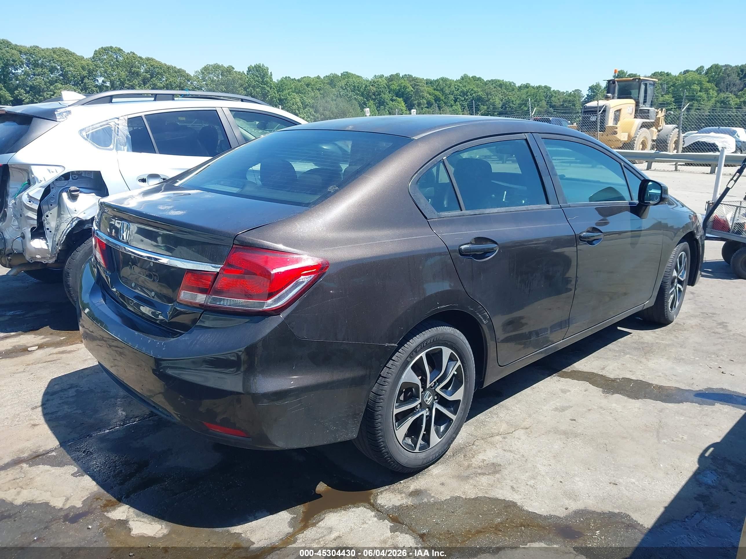 2013 Honda Civic Ex Brown vin: 2HGFB2F83DH509192